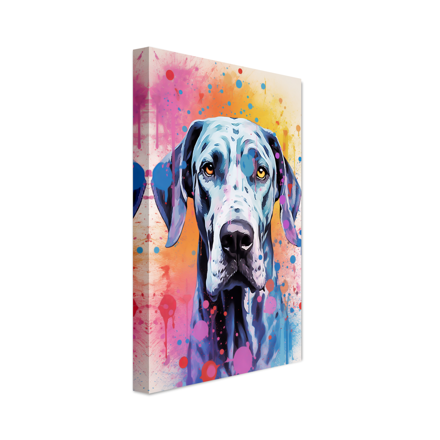 Hund Deutsche Dogge Pop-Art (DOG32)