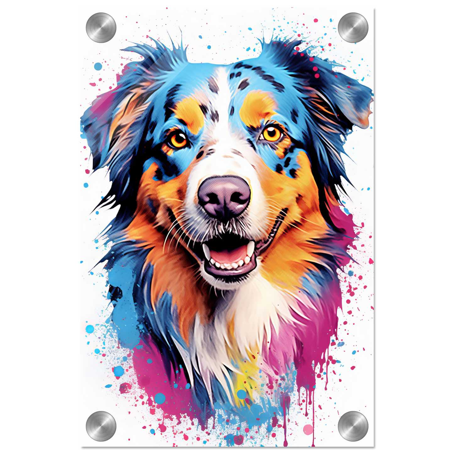 Australia Shepherd Pop Art (DOG330)