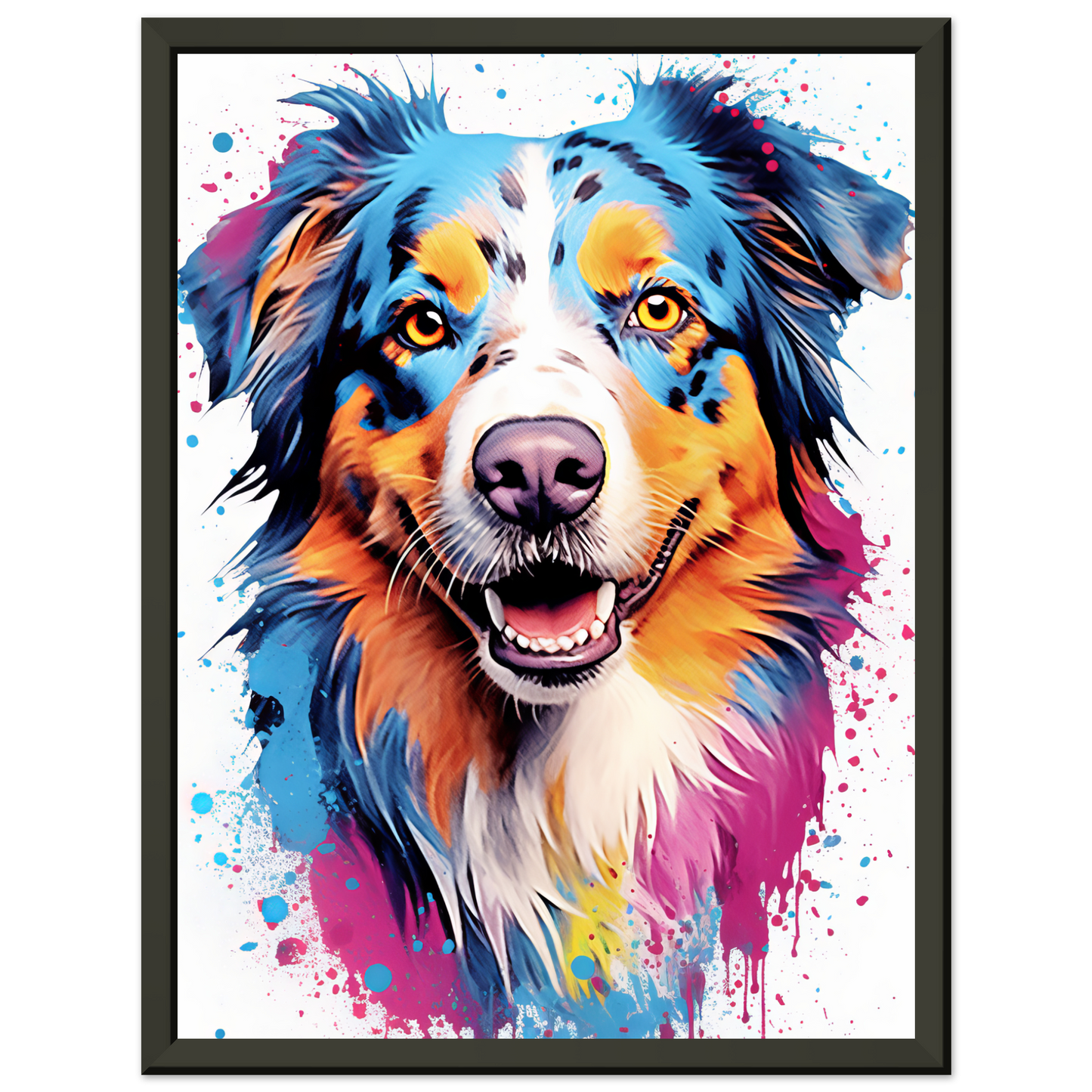 Australia Shepherd Pop Art (DOG330)