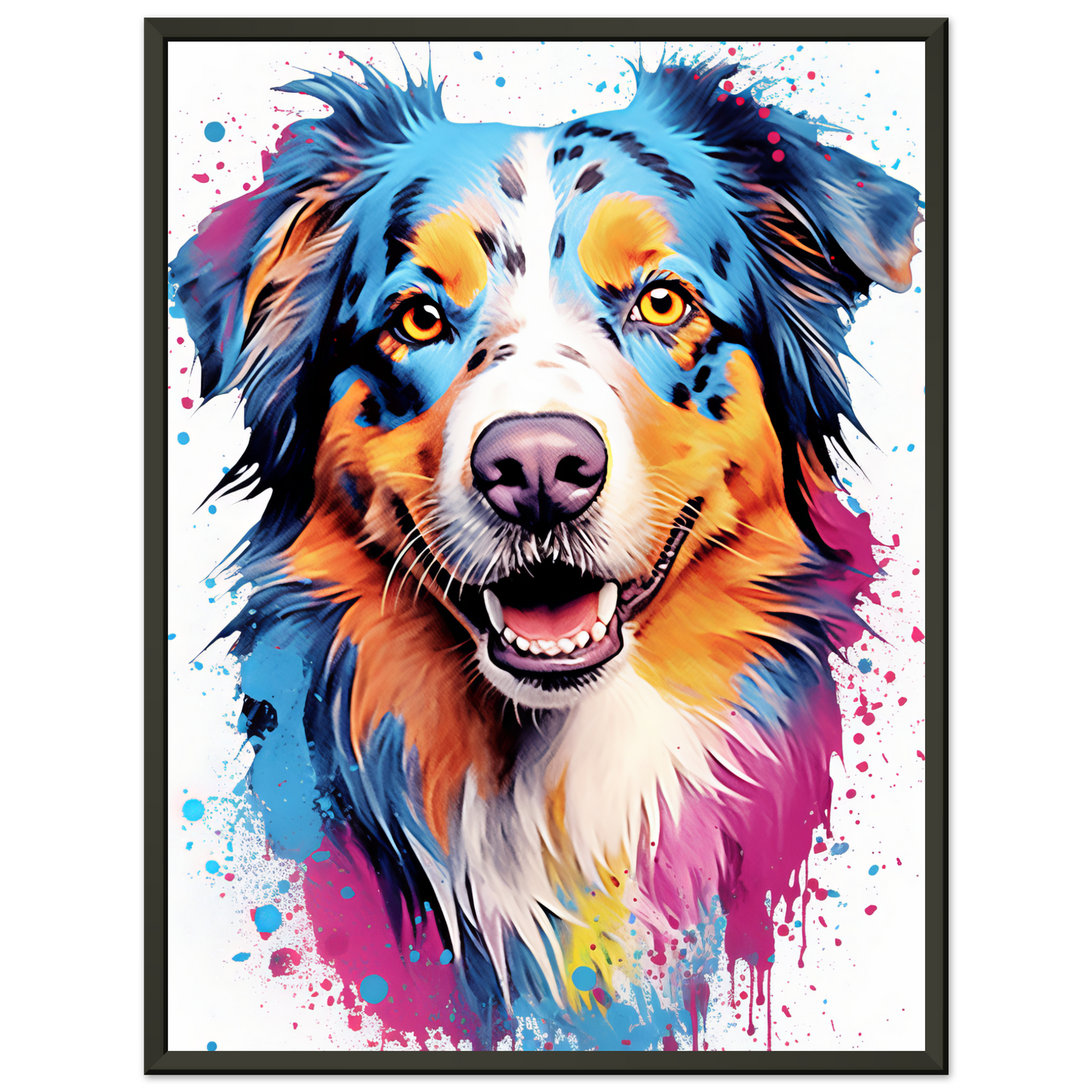 Australia Shepherd Pop Art (DOG330)