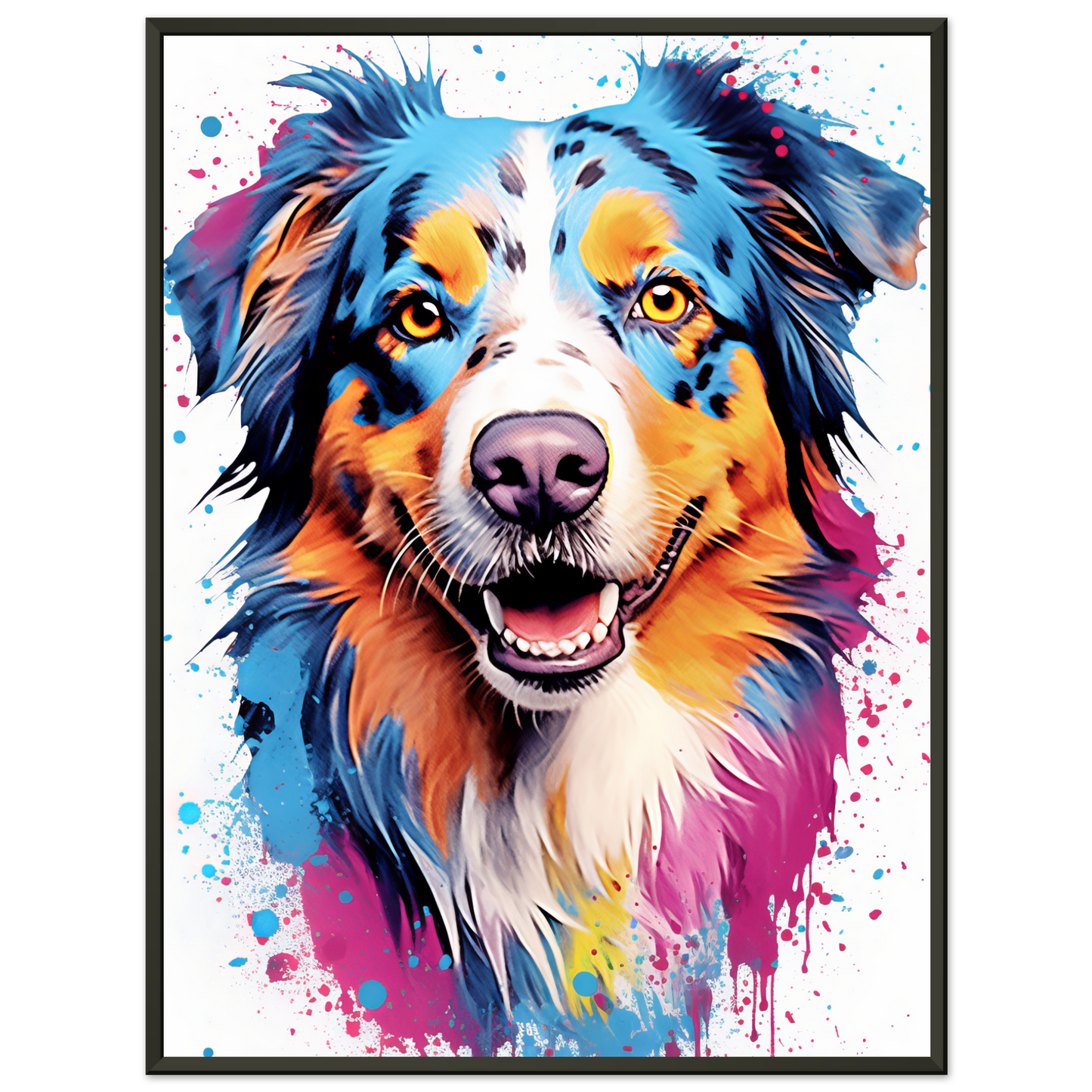 Australia Shepherd Pop Art (DOG330)