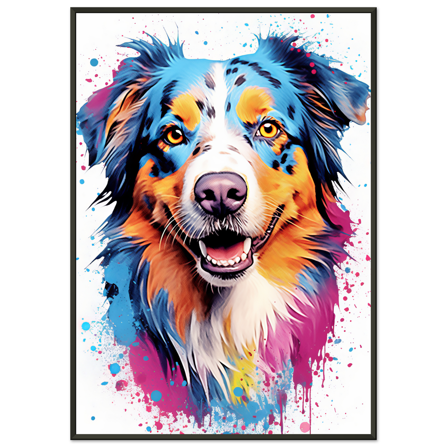 Australia Shepherd Pop Art (DOG330)