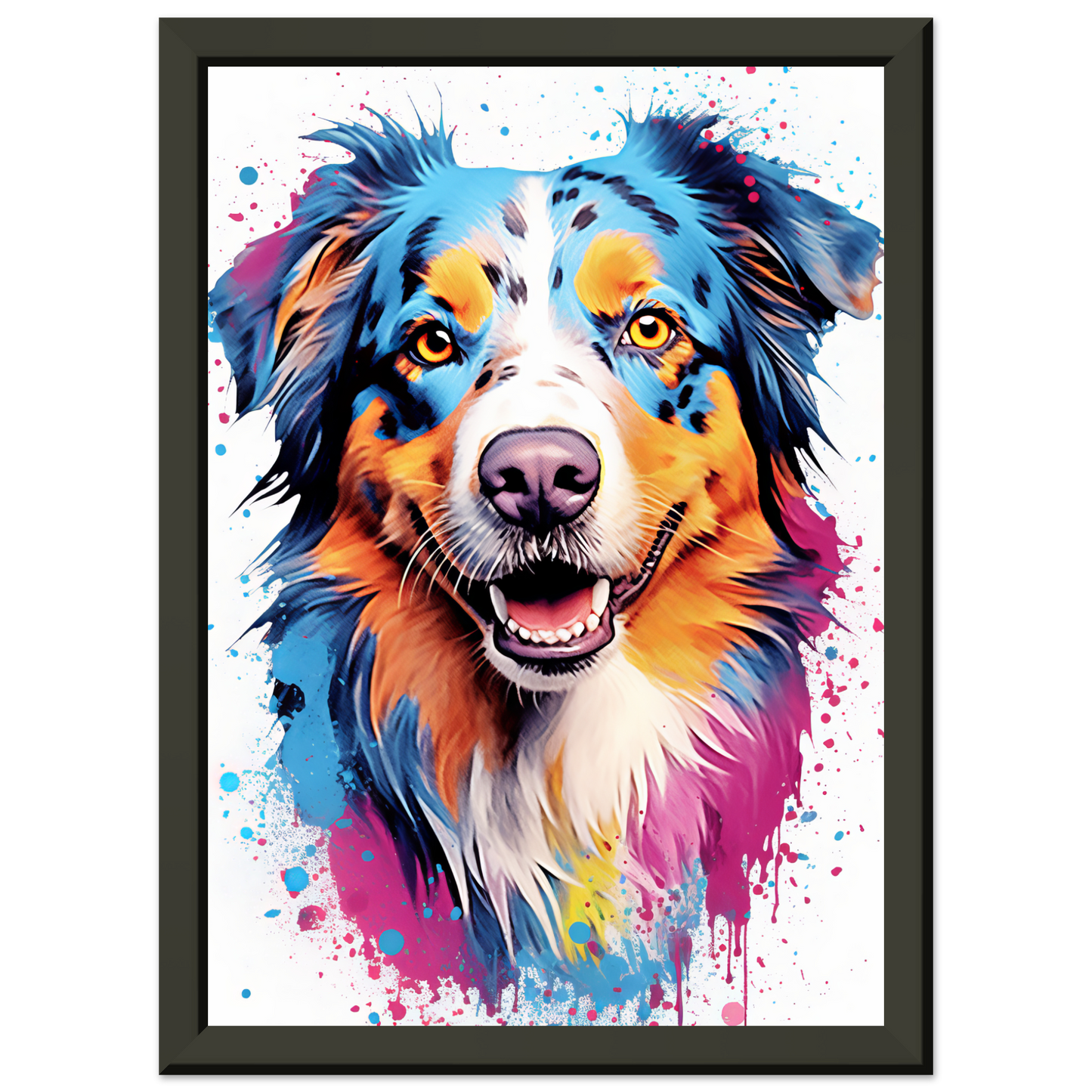 Australia Shepherd Pop Art (DOG330)