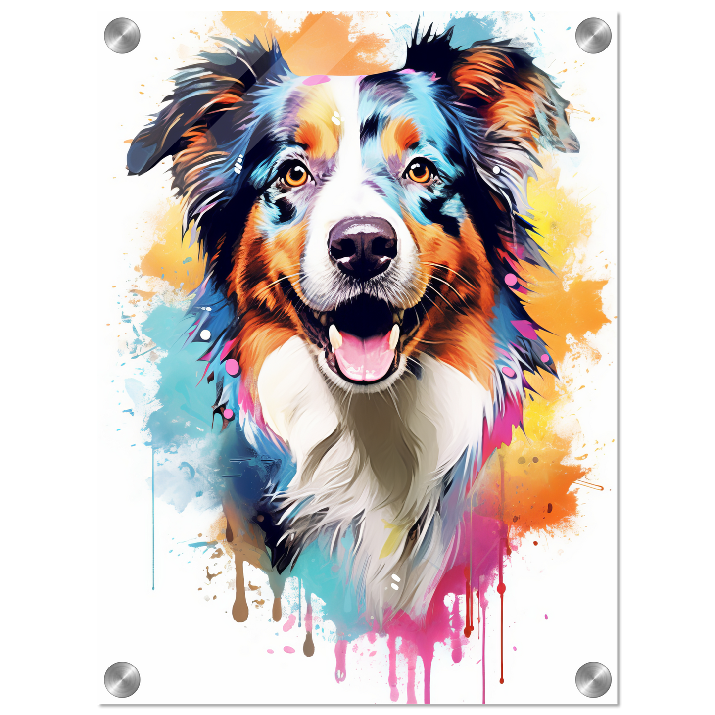 Australia Shepherd Pop Art (DOG331)