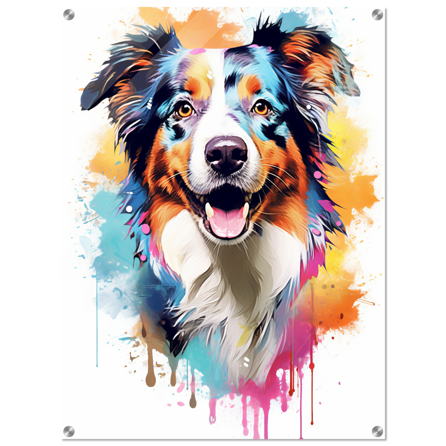 Australia Shepherd Pop Art (DOG331)