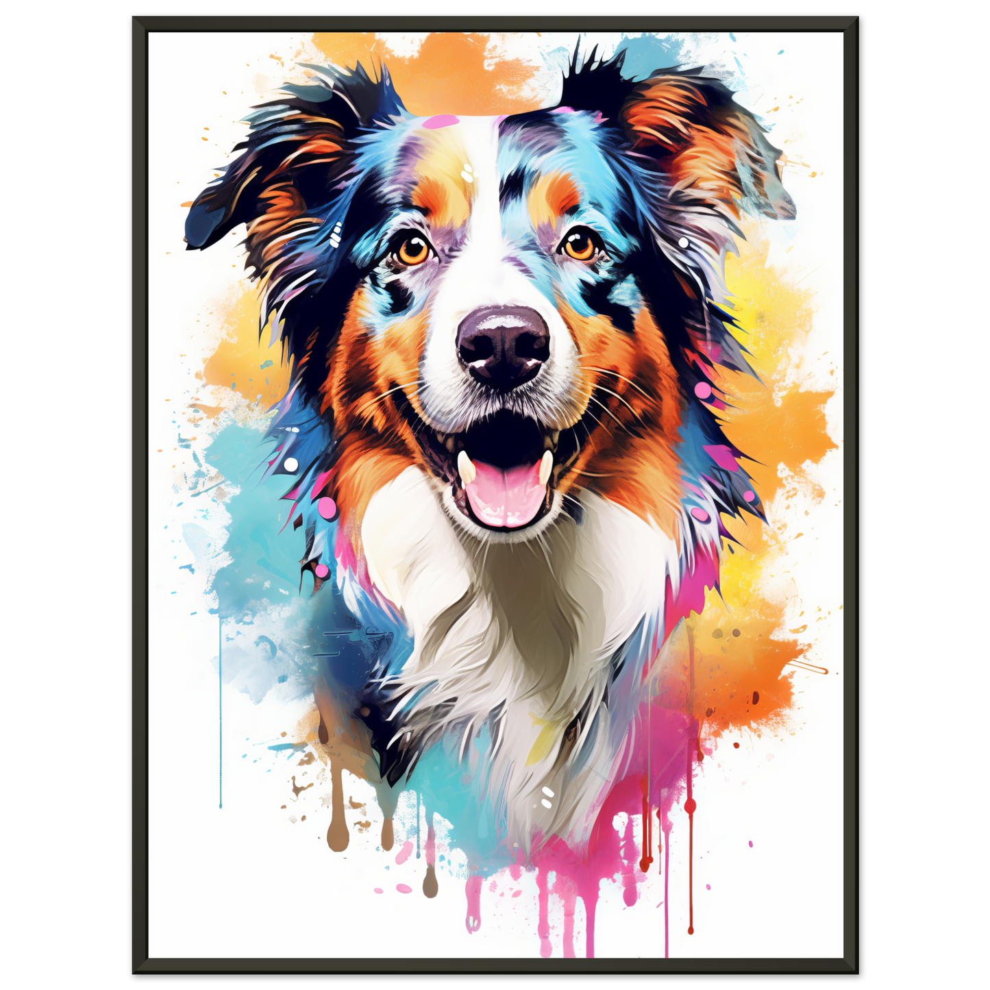 Australia Shepherd Pop Art (DOG331)