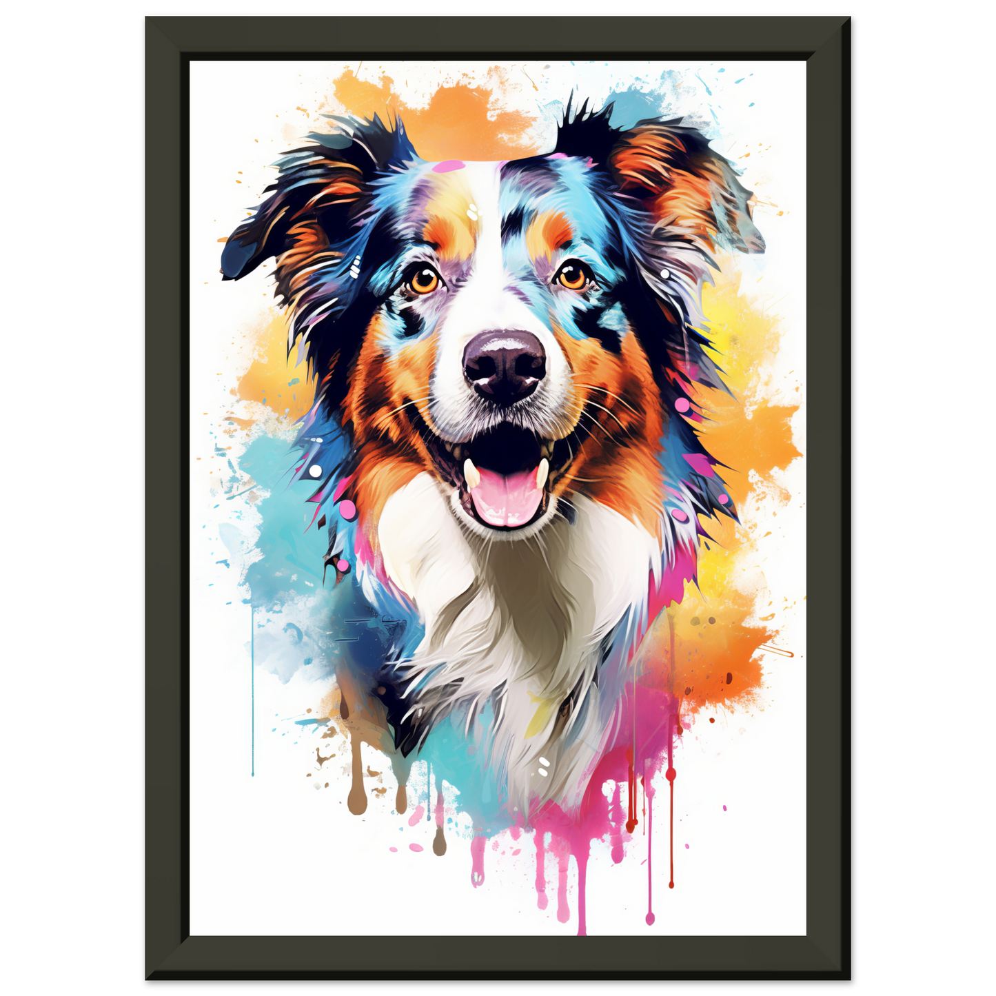 Australia Shepherd Pop Art (DOG331)