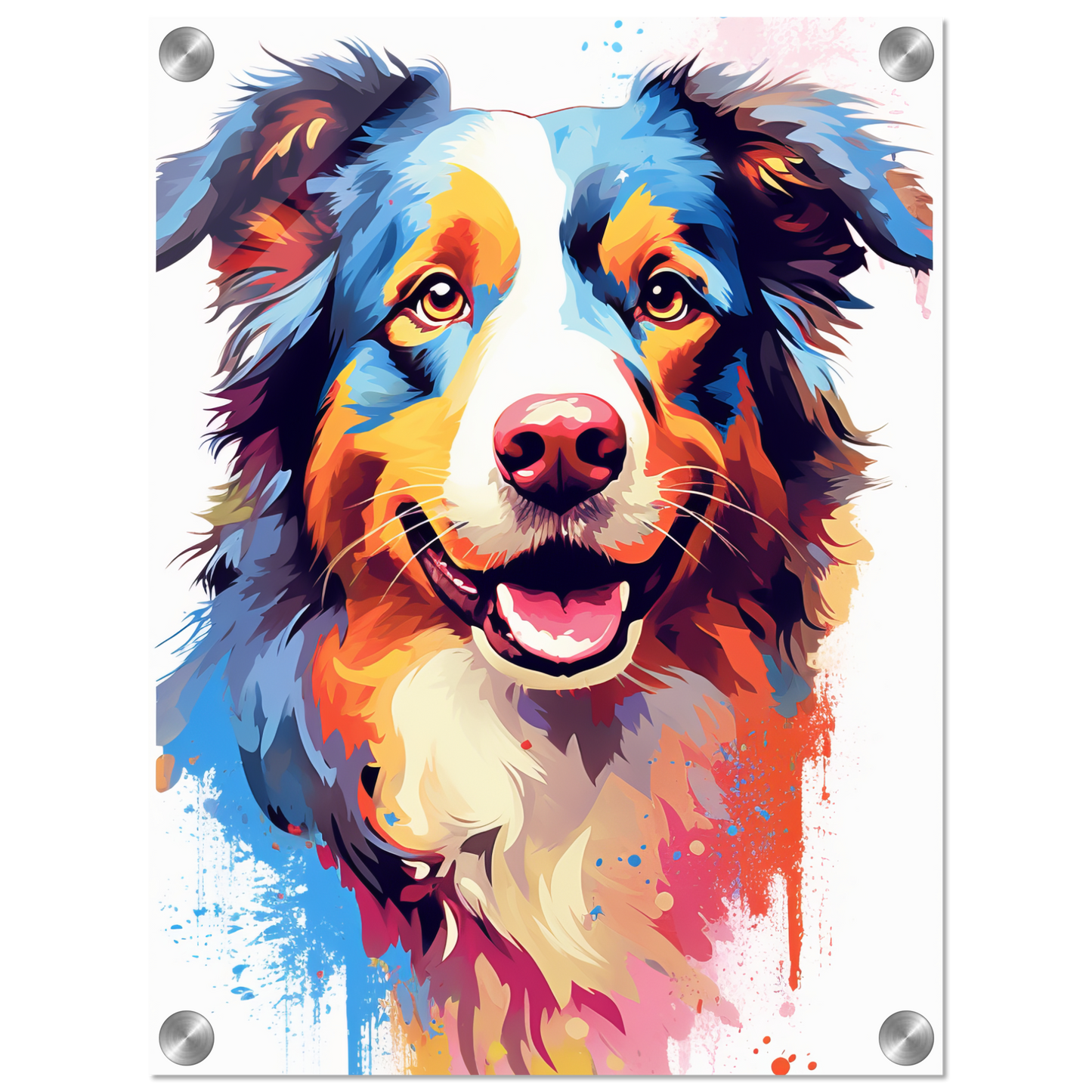 Australia Shepherd Pop Art (DOG332)