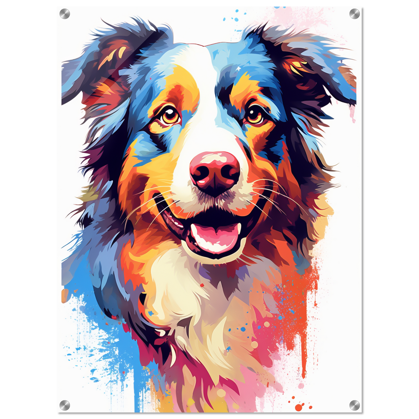 Australia Shepherd Pop Art (DOG332)