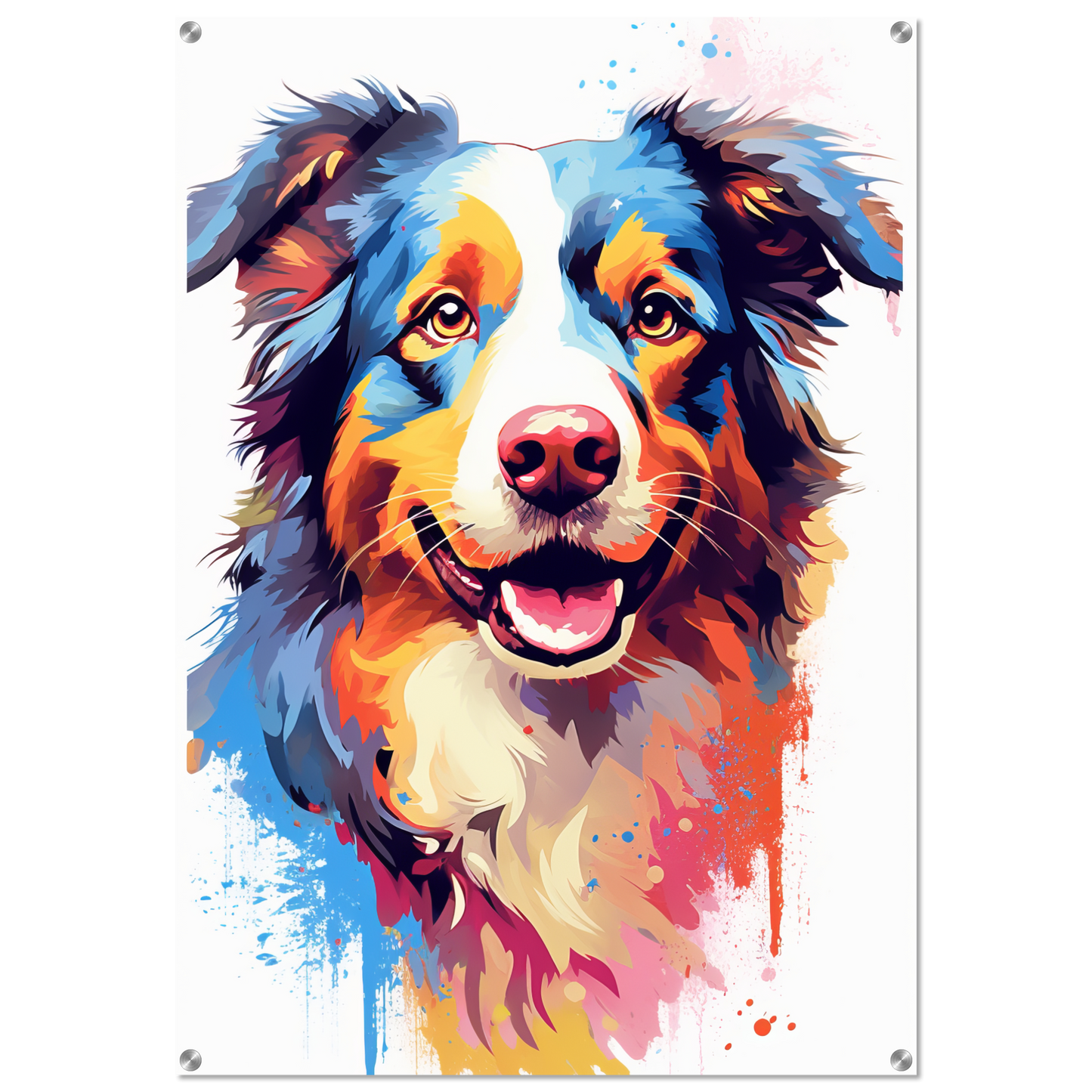 Australia Shepherd Pop Art (DOG332)