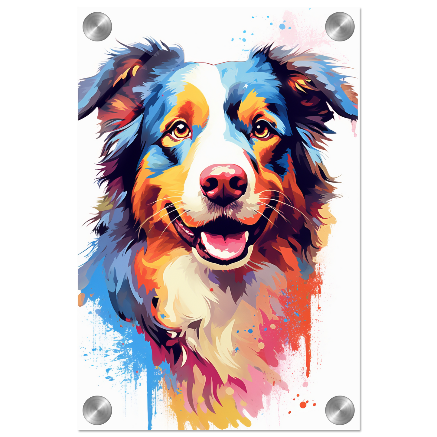 Australia Shepherd Pop Art (DOG332)