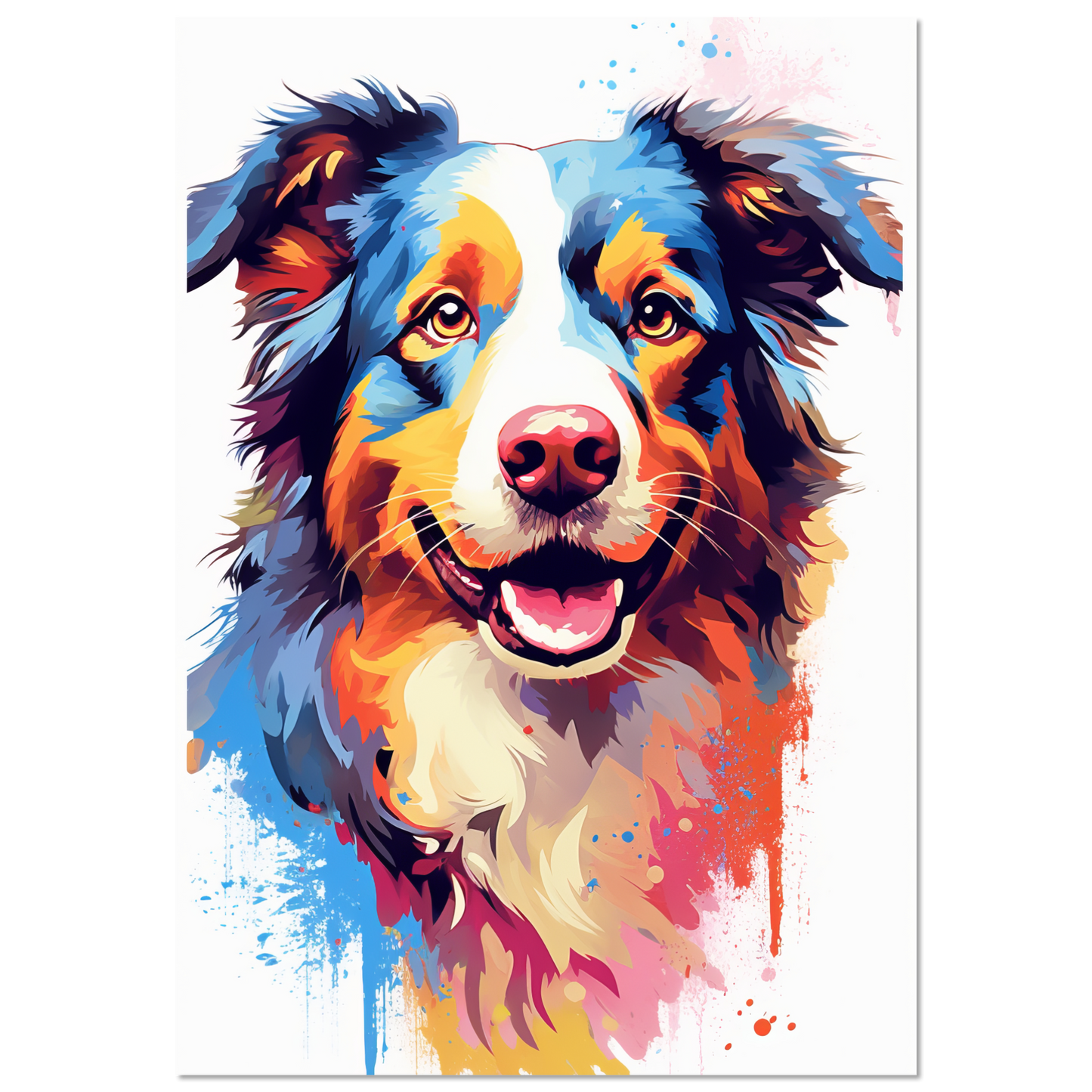 Australien Shepherd Pop-Art (DOG332)
