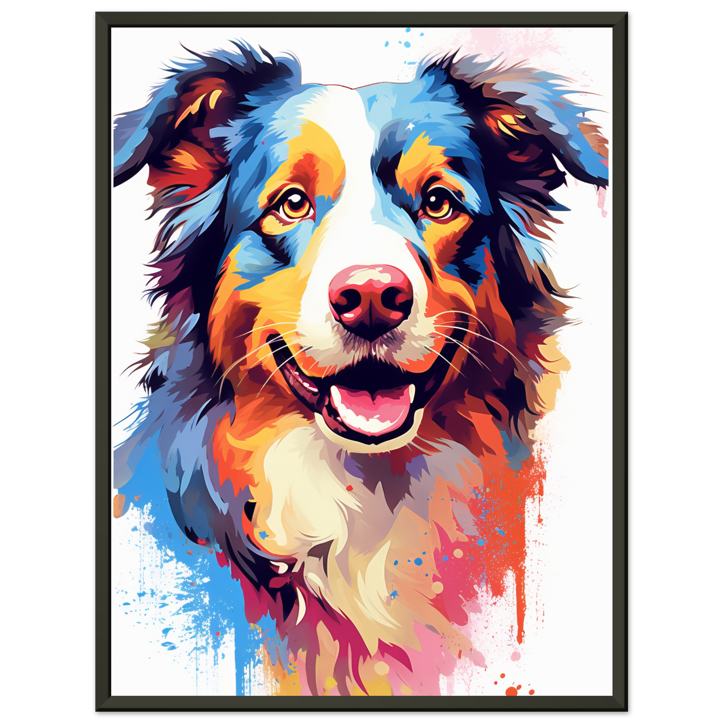Australia Shepherd Pop Art (DOG332)