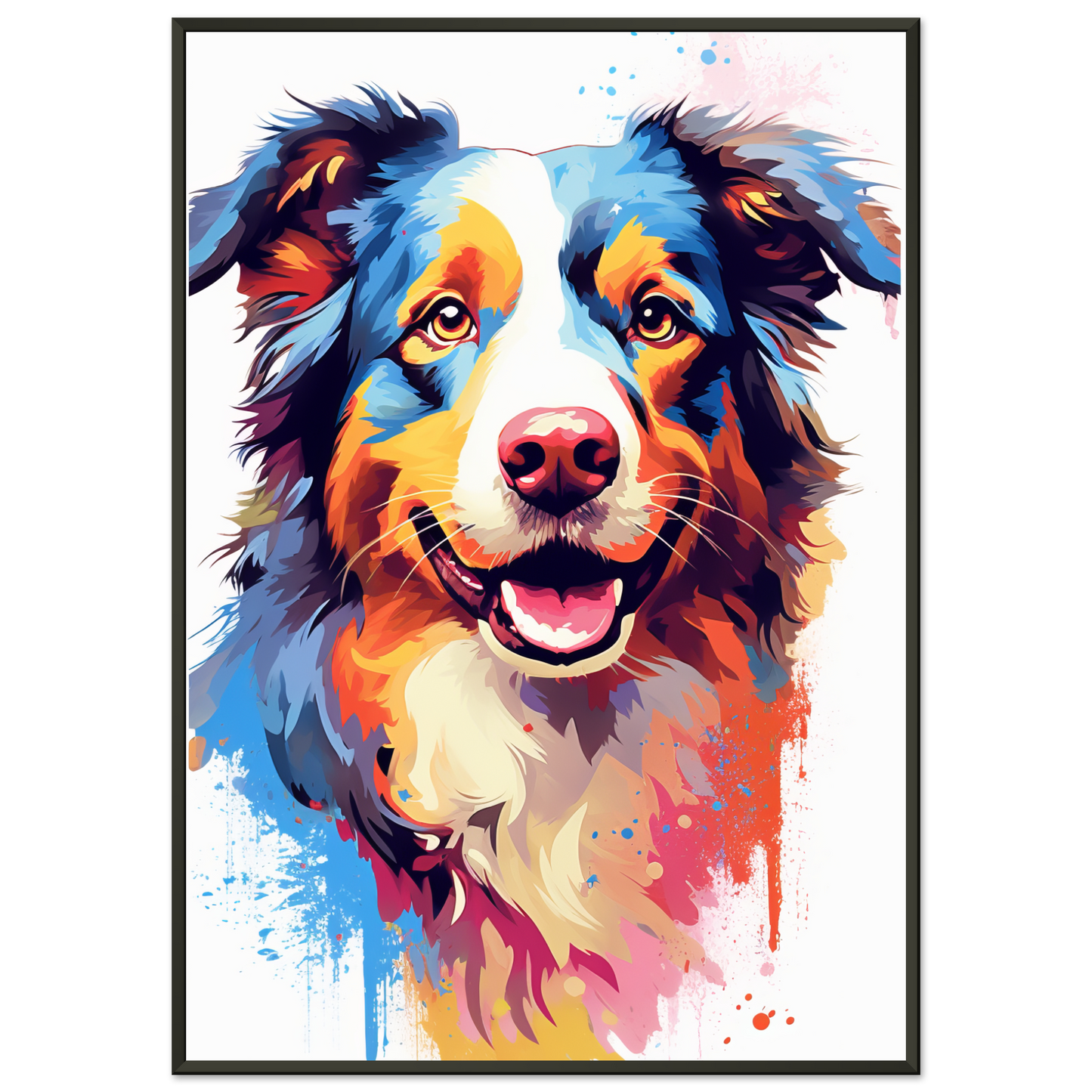 Australia Shepherd Pop Art (DOG332)