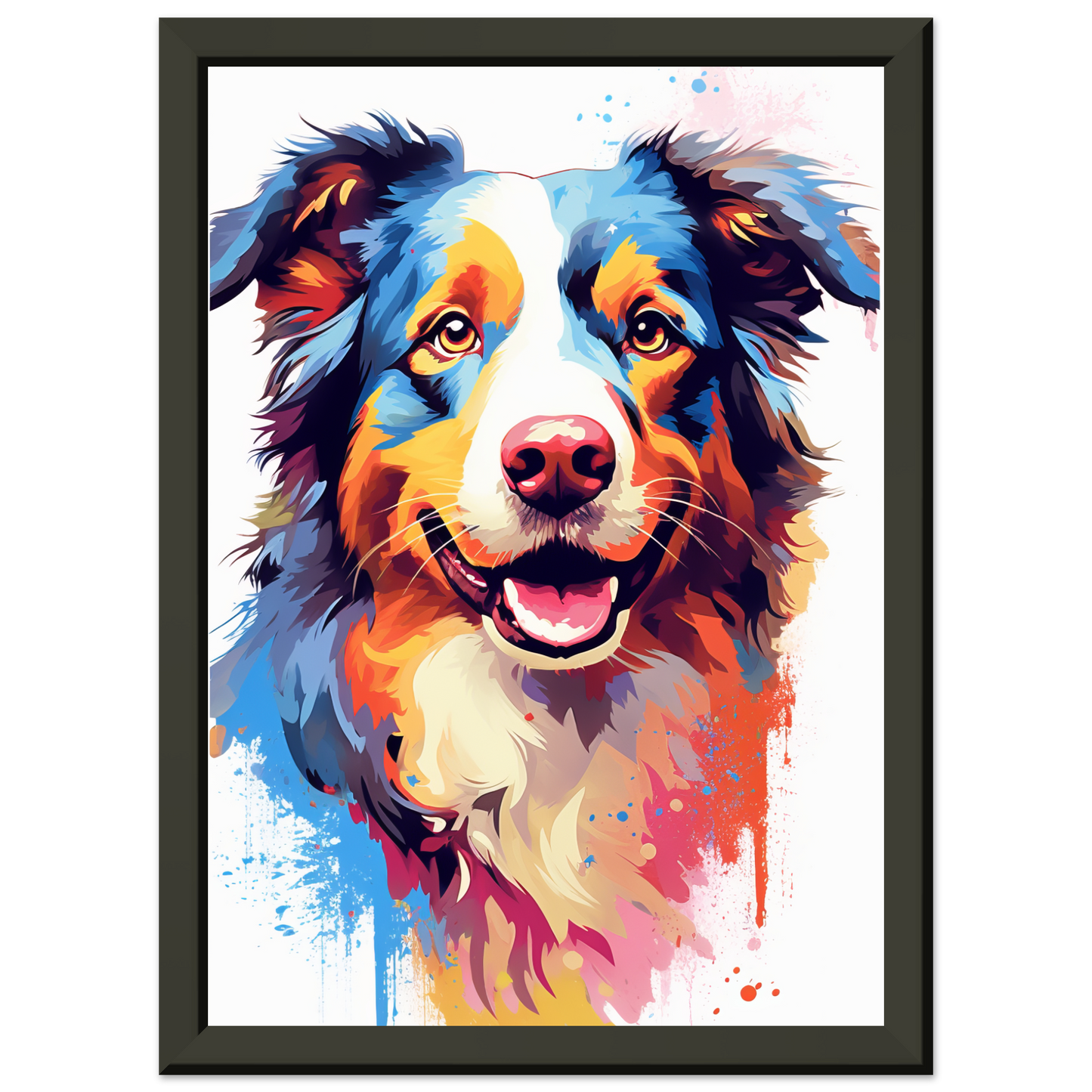 Australia Shepherd Pop Art (DOG332)