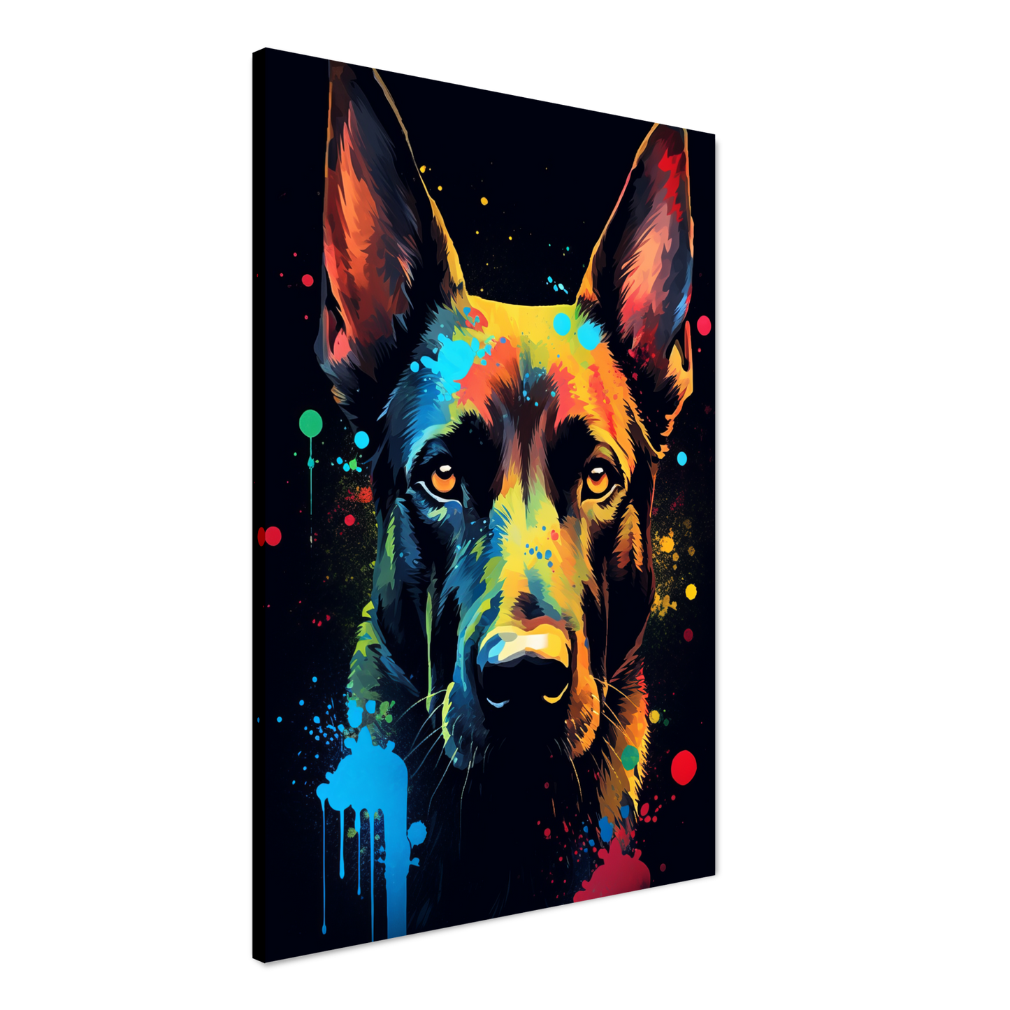 Malinois dog pop art (DOG339)