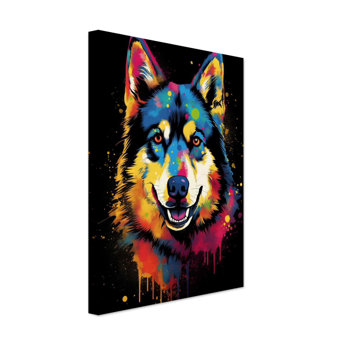 Dog Huskie Pop Art (DOG33)