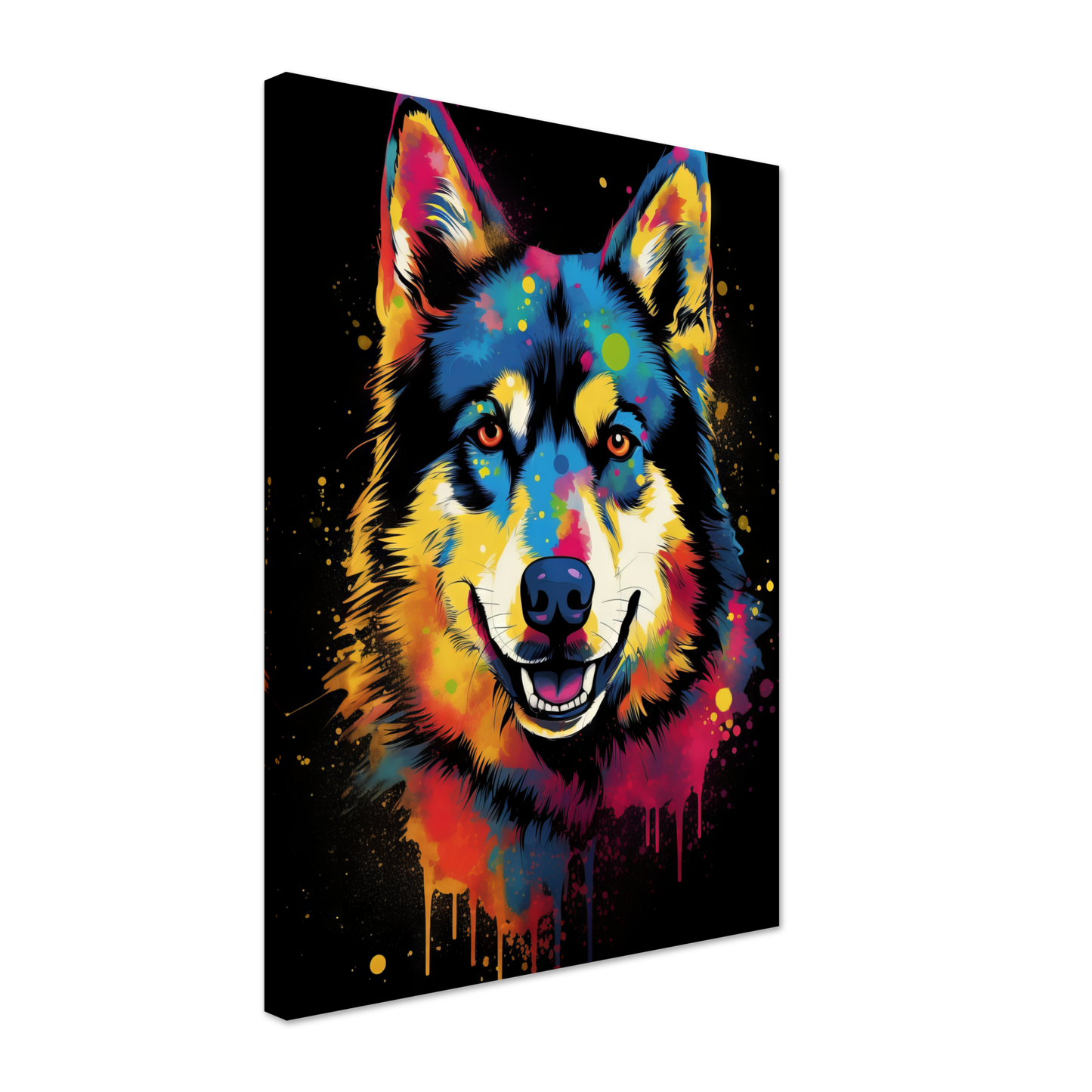 Dog Huskie Pop Art (DOG33)