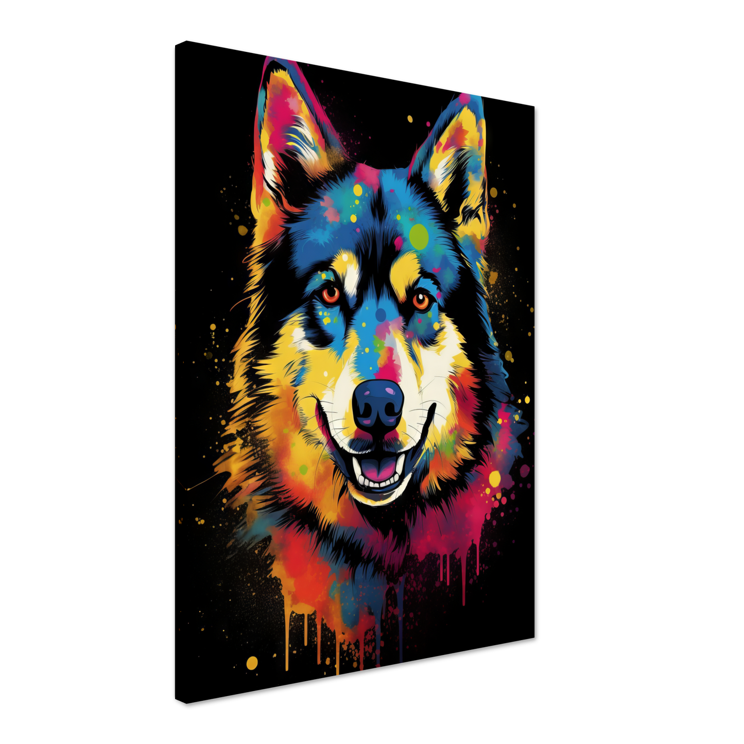 Dog Huskie Pop Art (DOG33)