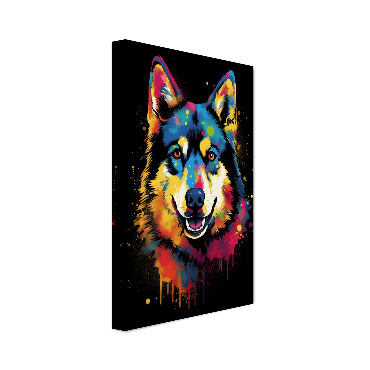 Dog Huskie Pop Art (DOG33)
