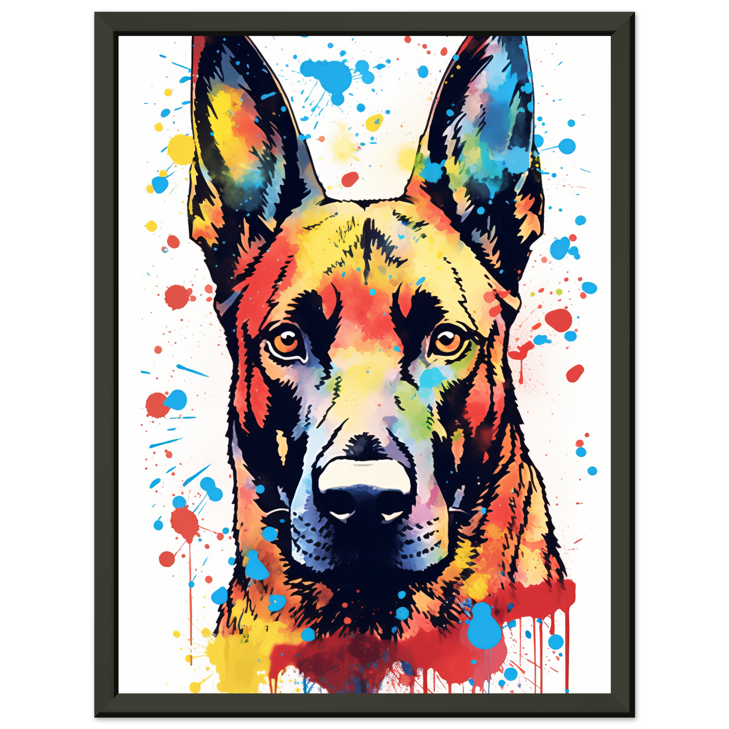 Malinois Hund Pop-Art (DOG341)