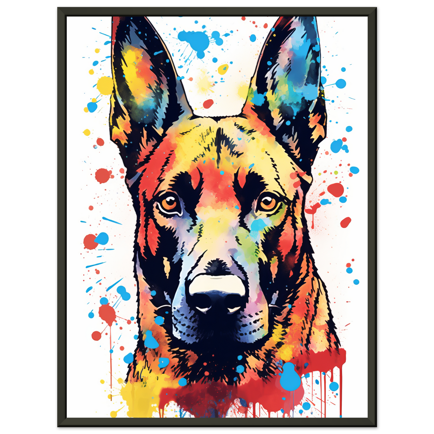 Malinois Hund Pop-Art (DOG341)