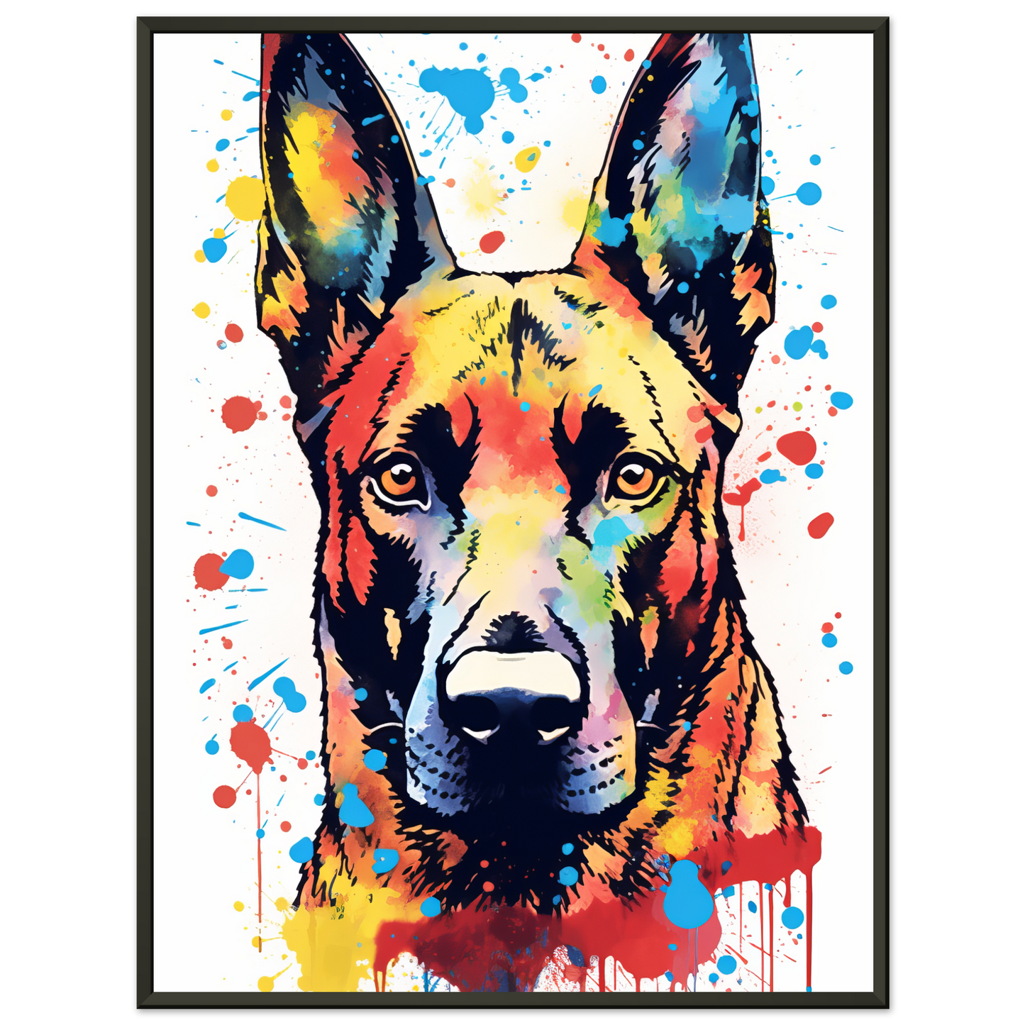 Malinois Hund Pop-Art (DOG341)