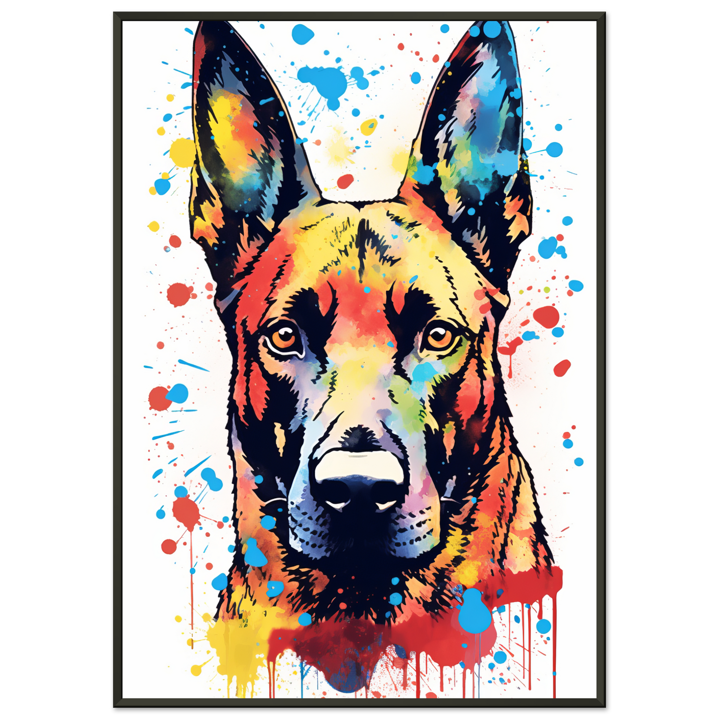 Malinois Hund Pop-Art (DOG341)