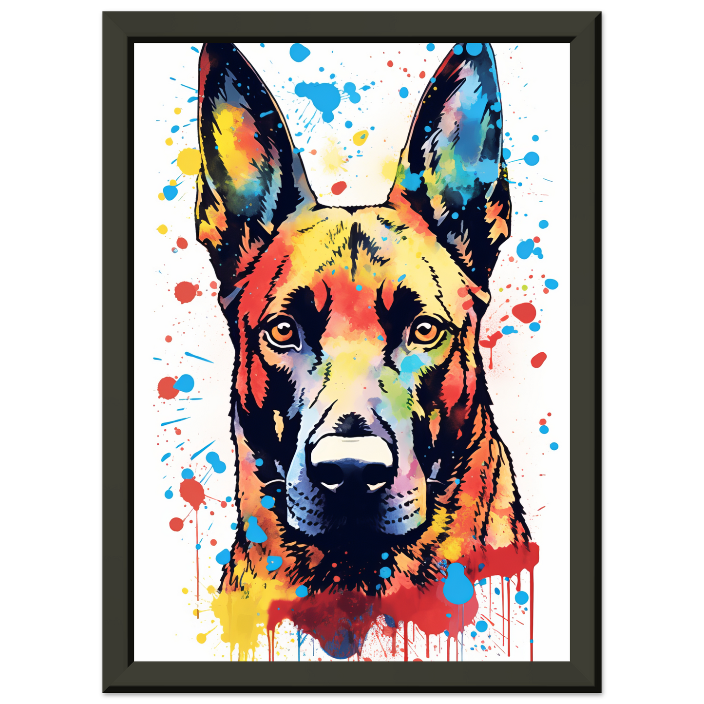 Malinois Hund Pop-Art (DOG341)