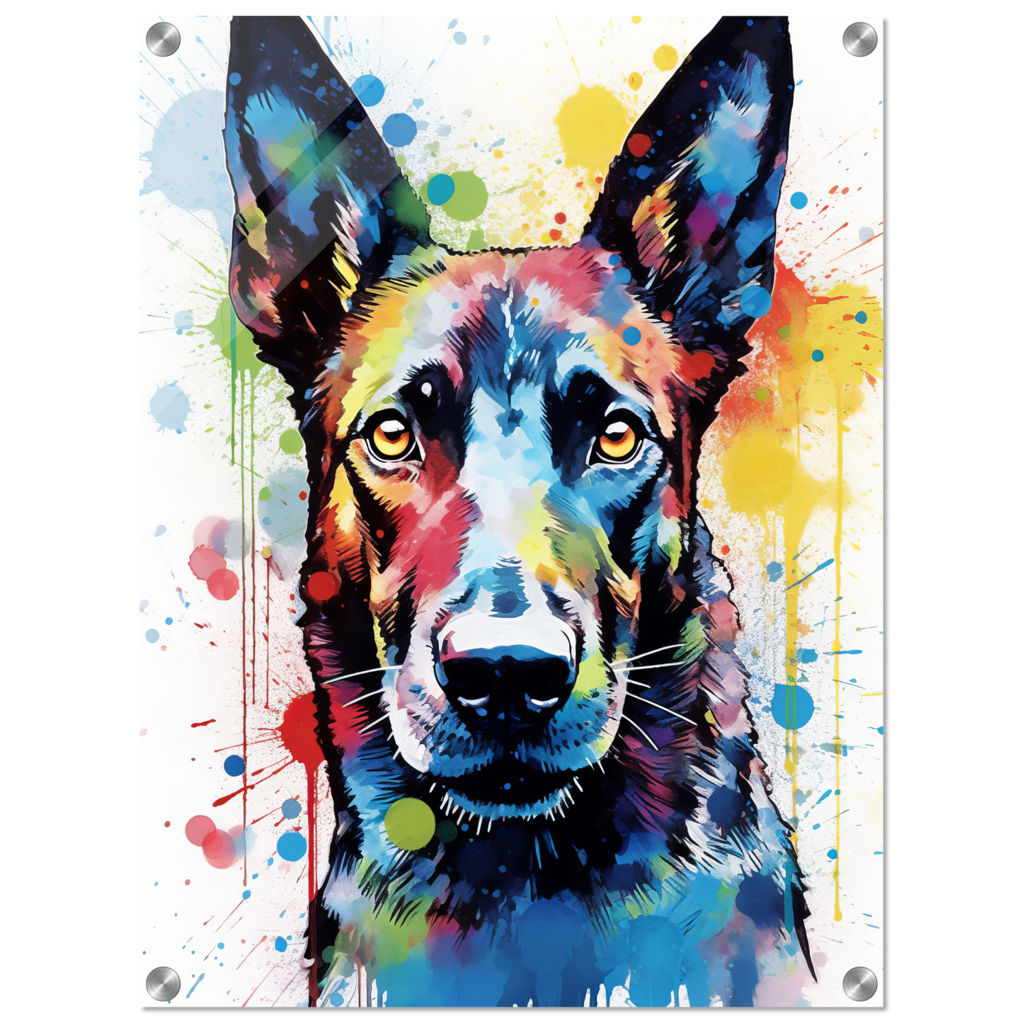 Malinois Hund Pop-Art (DOG342)