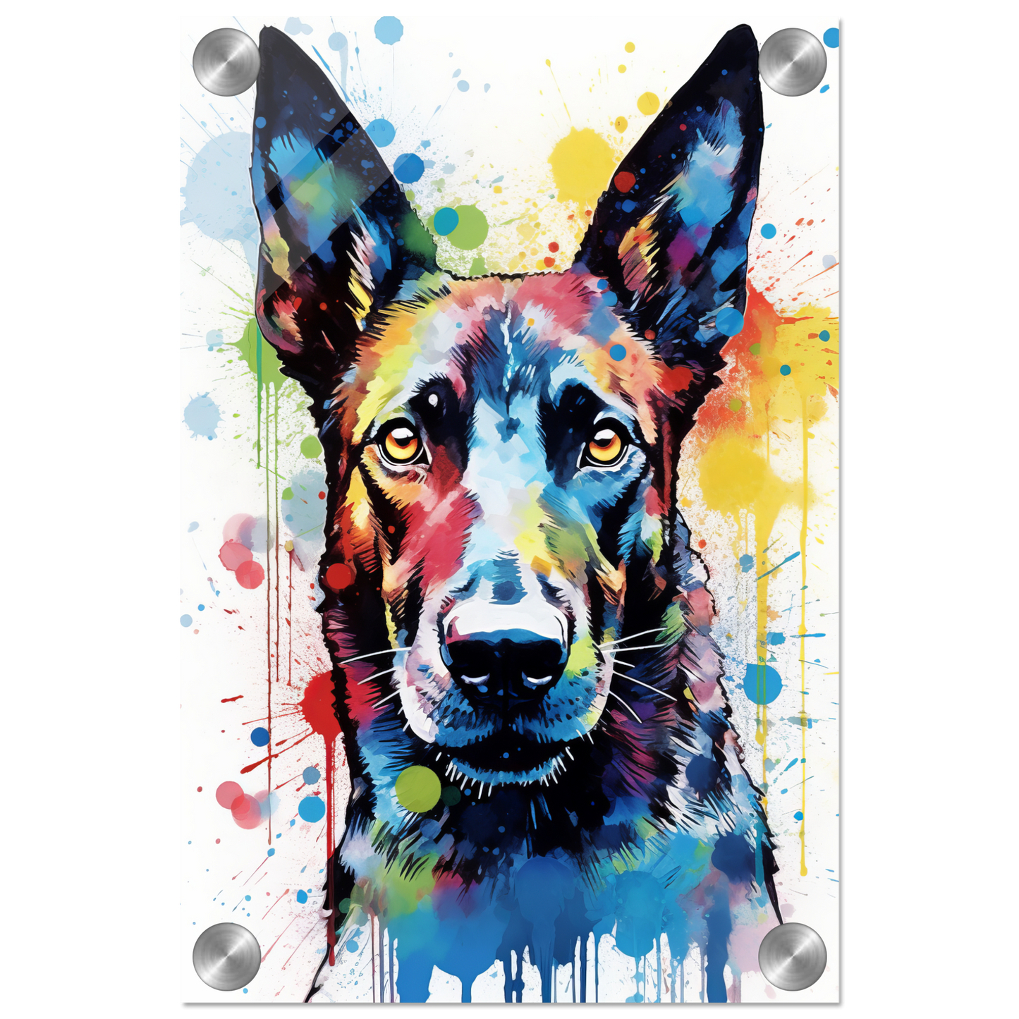 Malinois Hund Pop-Art (DOG342)
