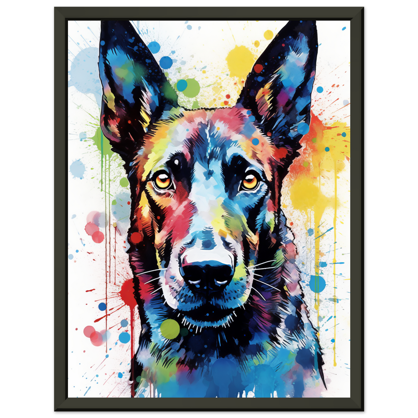 Malinois Hund Pop-Art (DOG342)