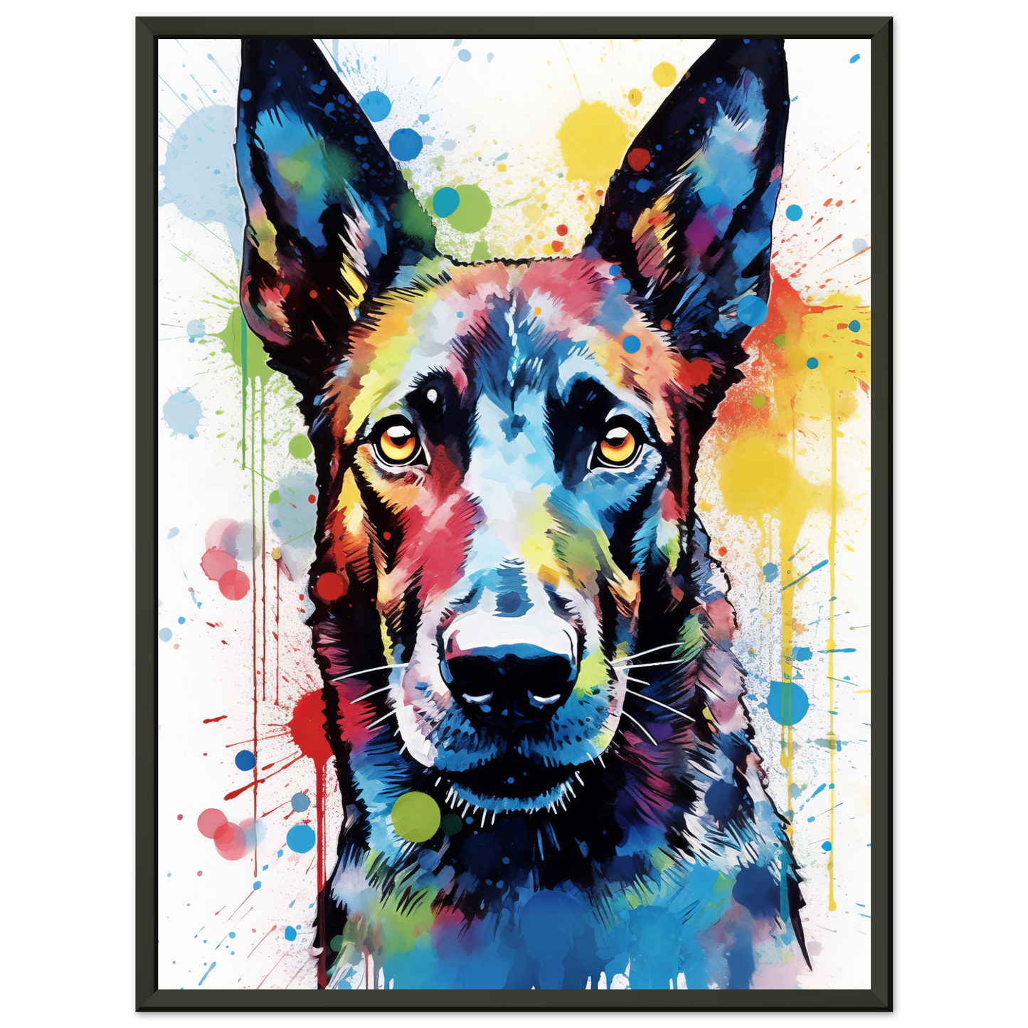 Malinois Hund Pop-Art (DOG342)