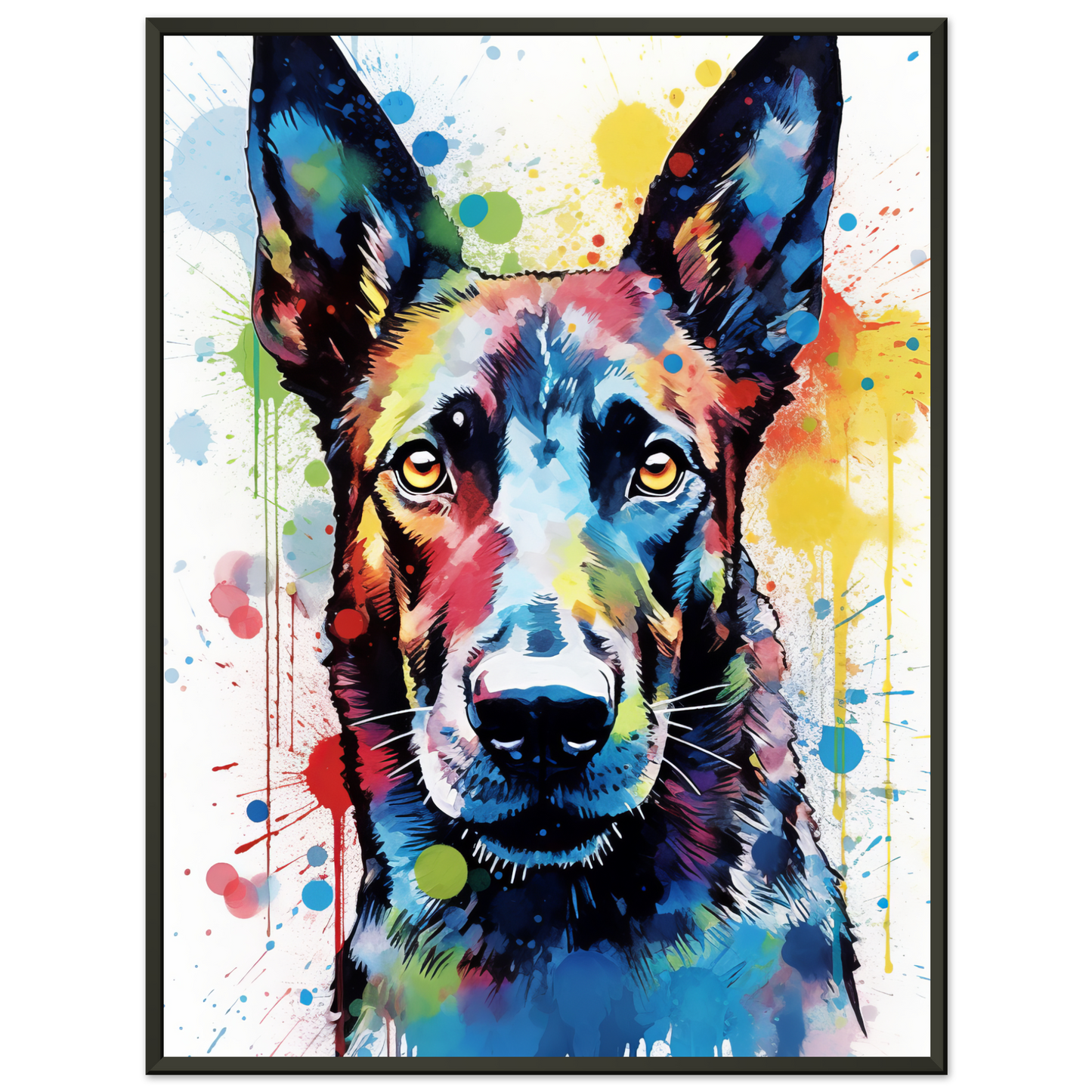 Malinois Hund Pop-Art (DOG342)