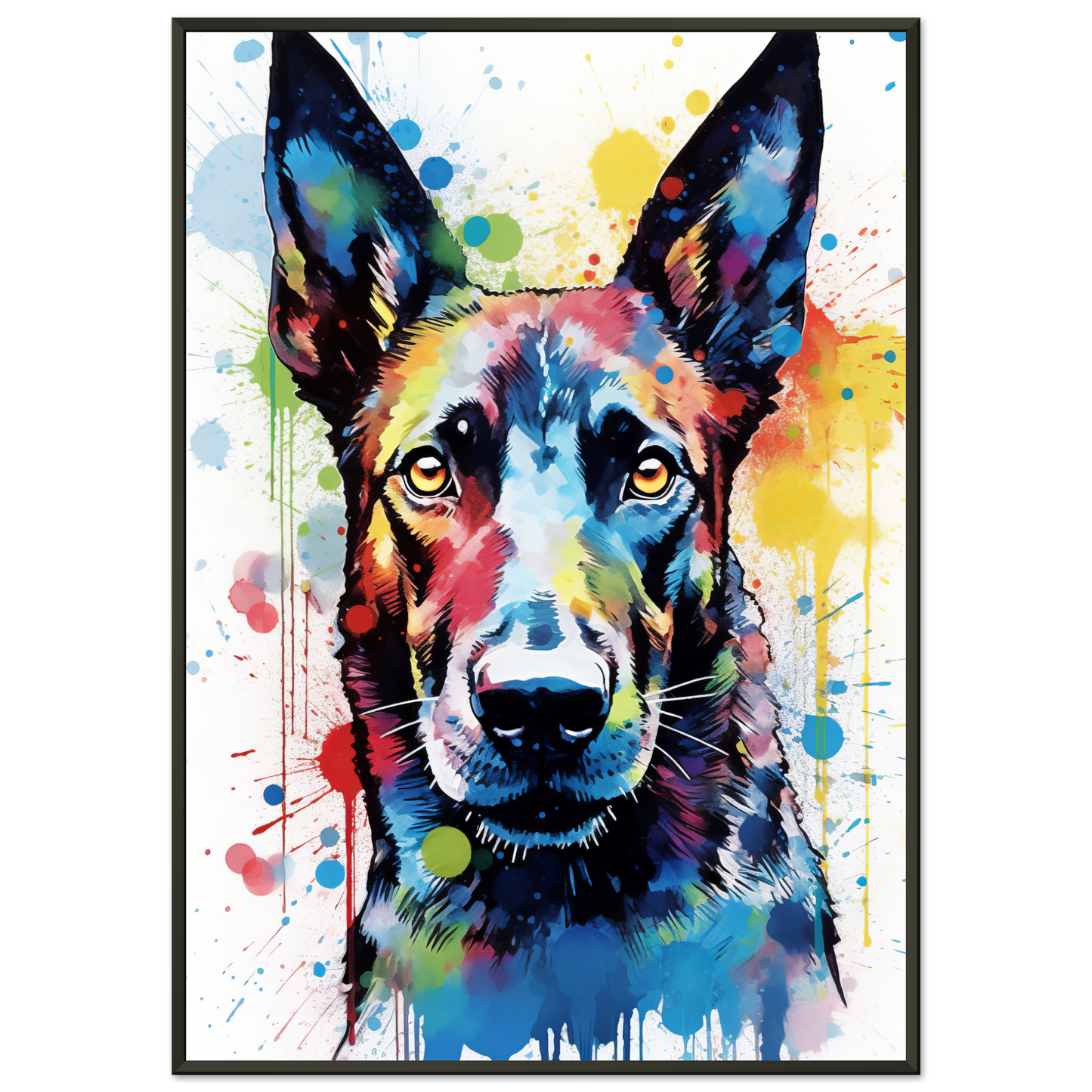 Malinois Hund Pop-Art (DOG342)