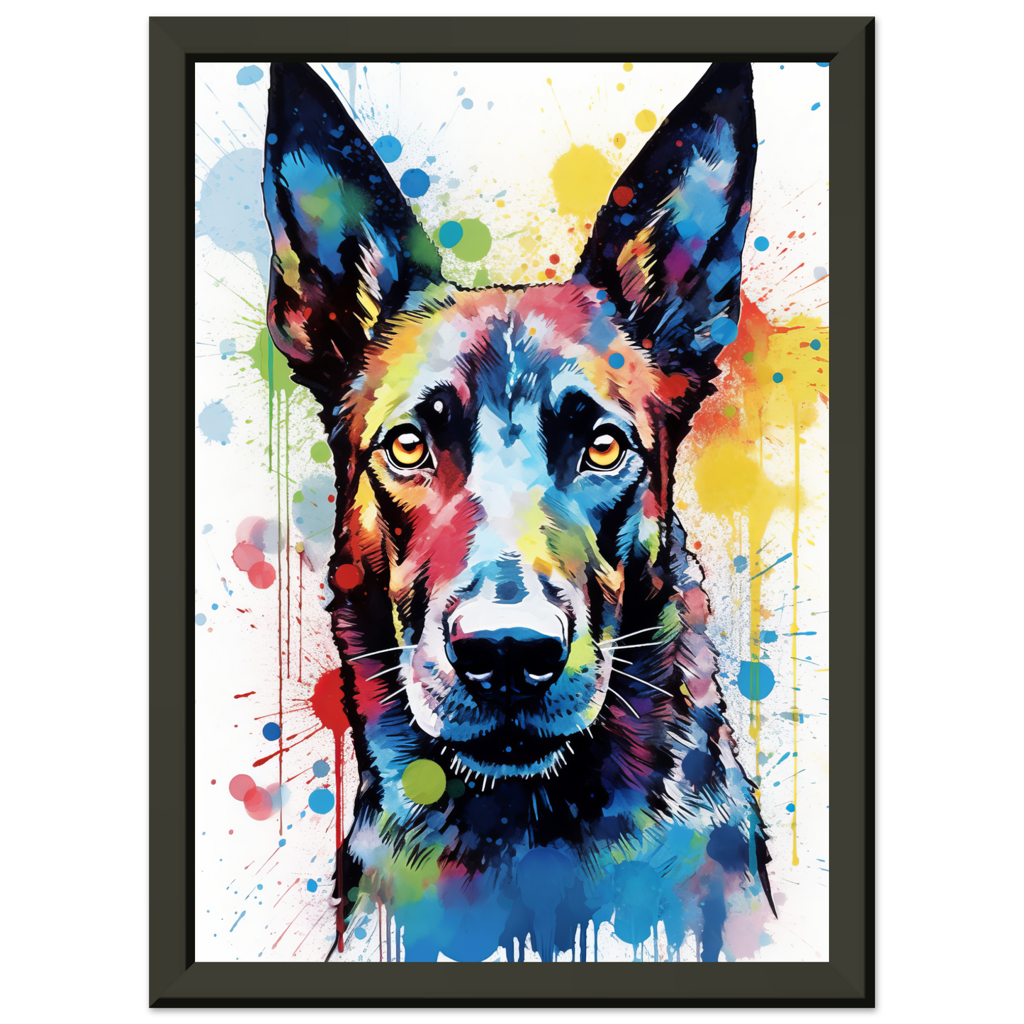 Malinois Hund Pop-Art (DOG342)