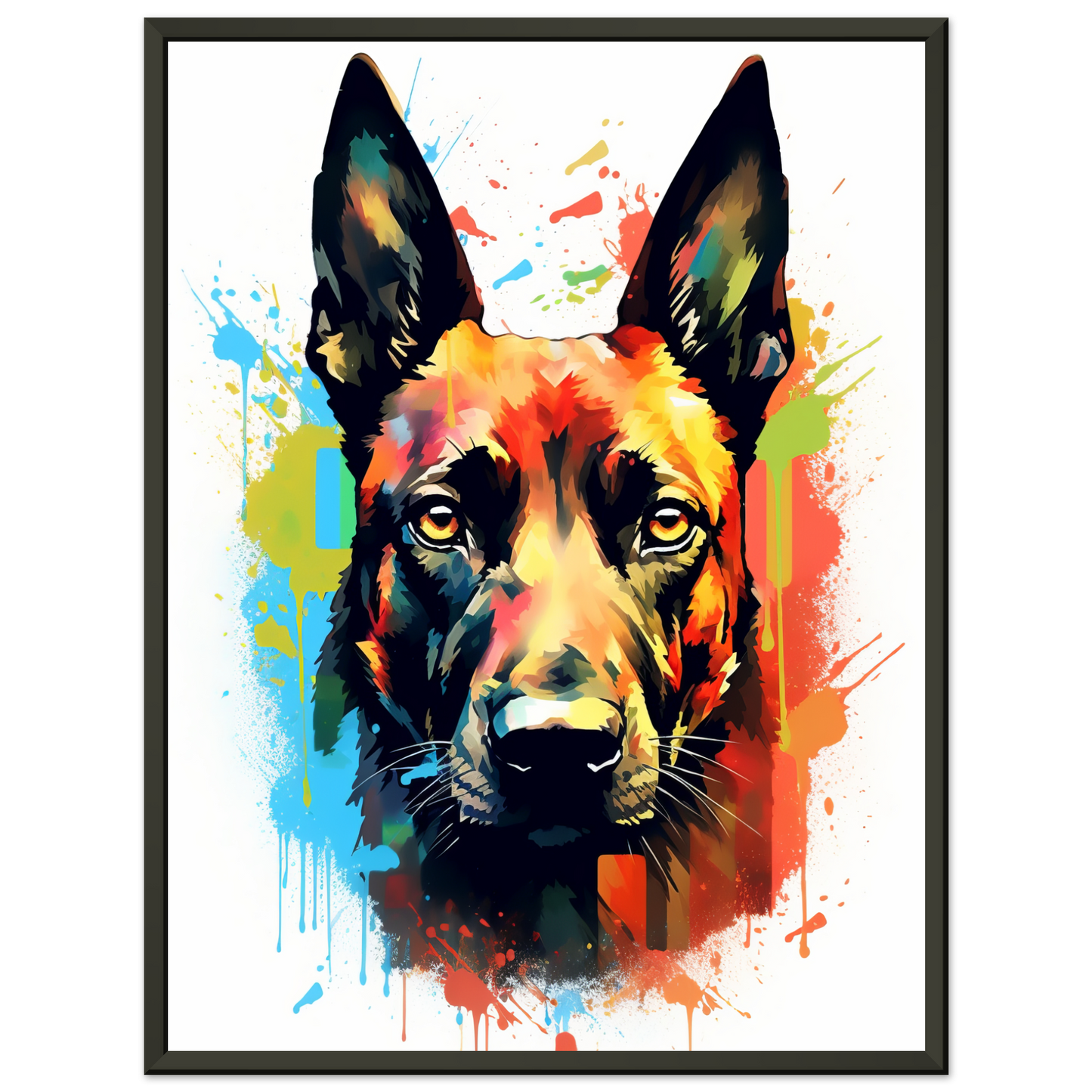 Malinois Hund Pop-Art (DOG343)