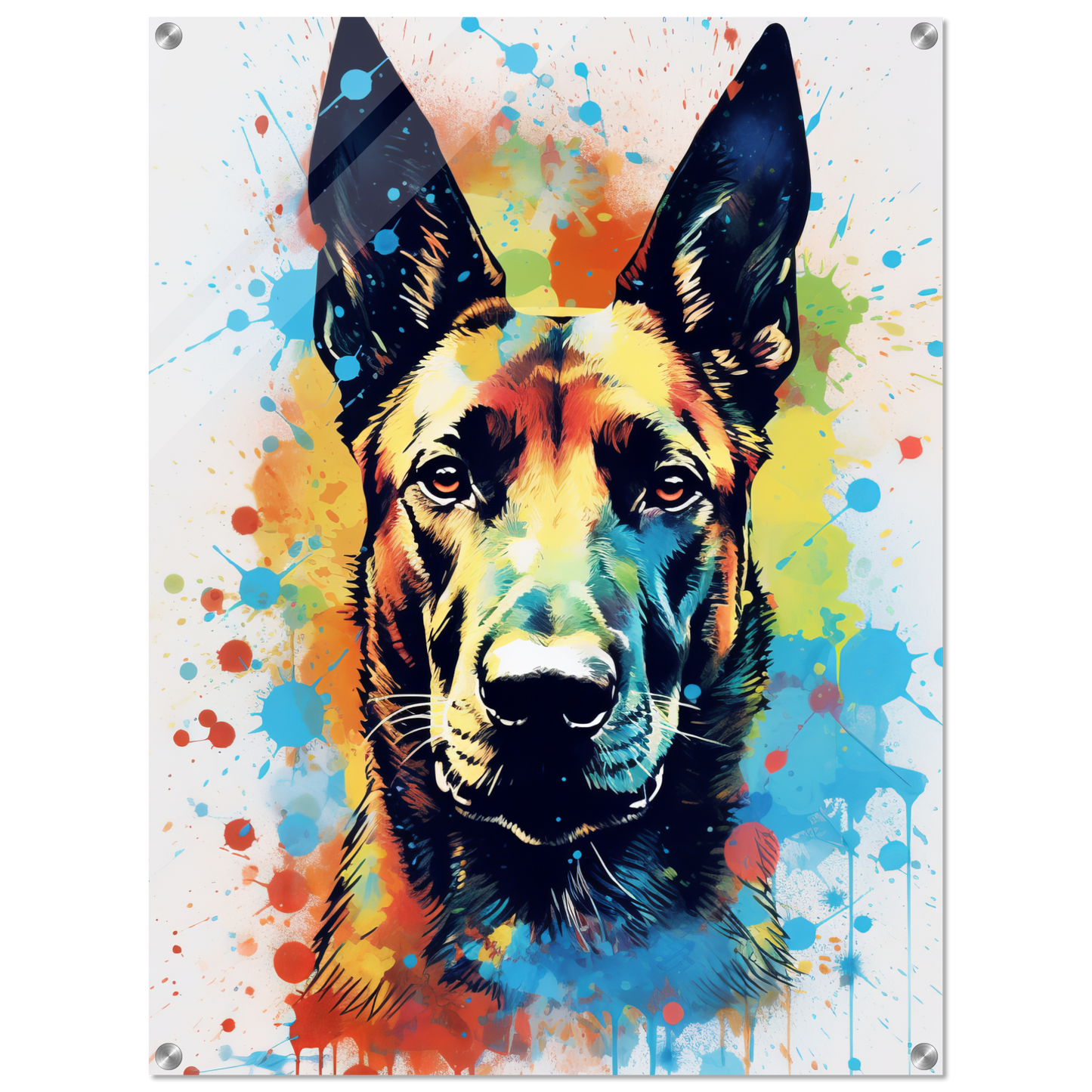 Malinois Hund Pop-Art (DOG344)