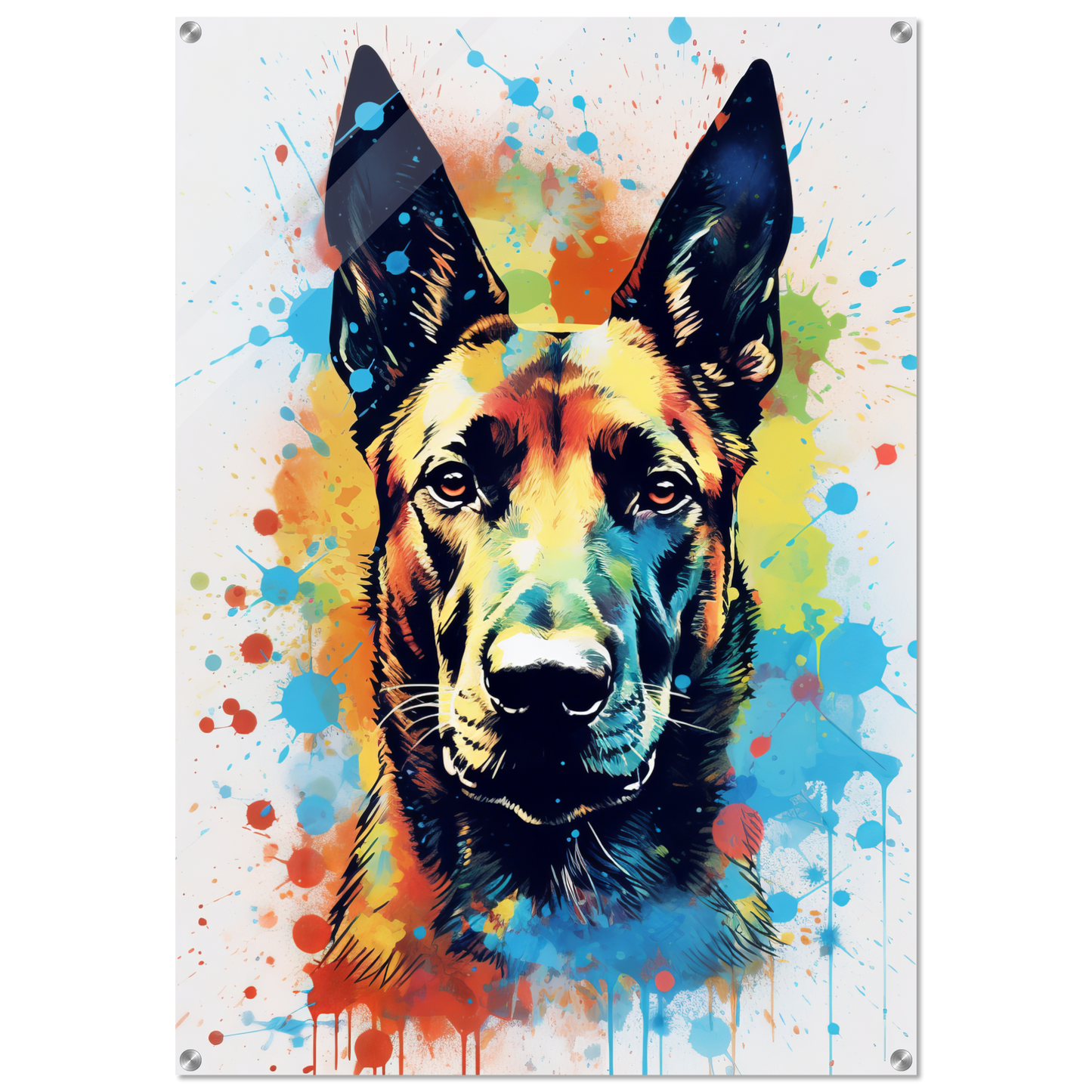 Malinois Hund Pop-Art (DOG344)