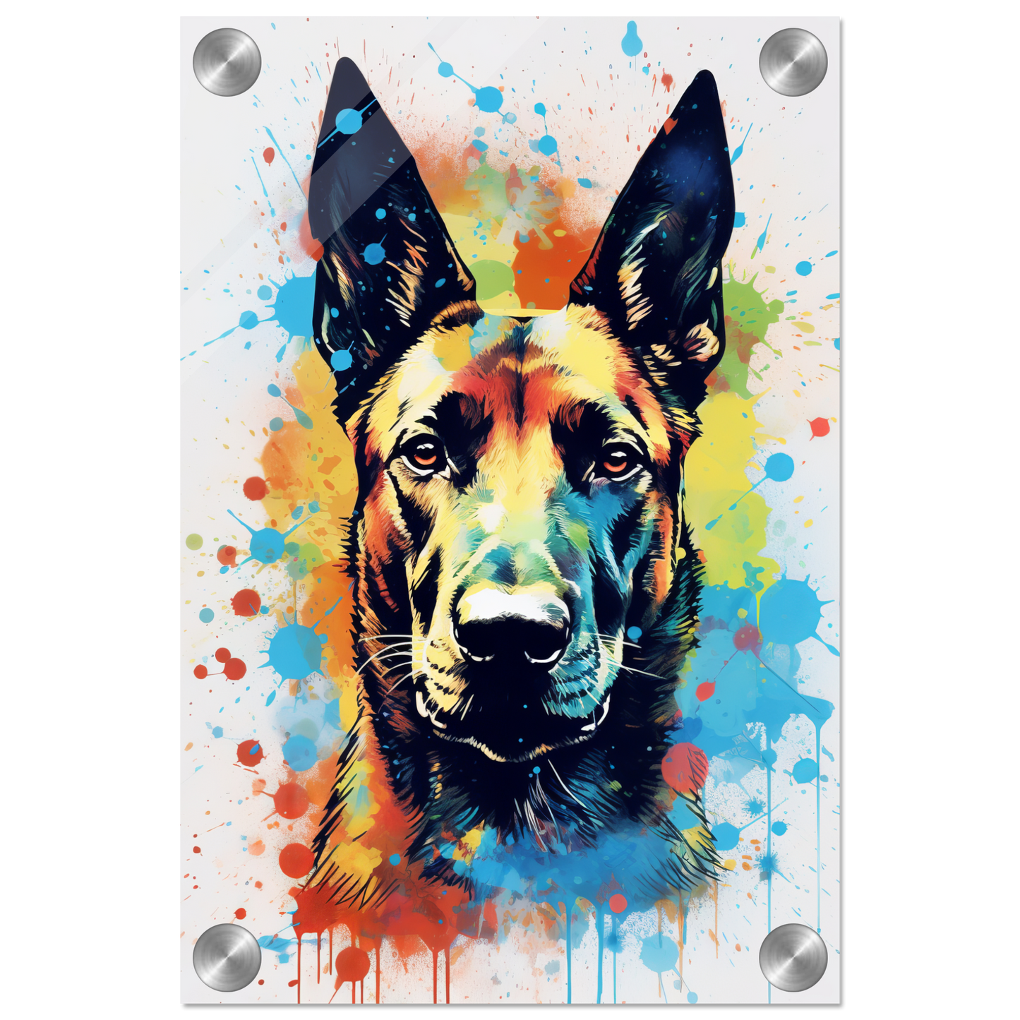 Malinois Hund Pop-Art (DOG344)