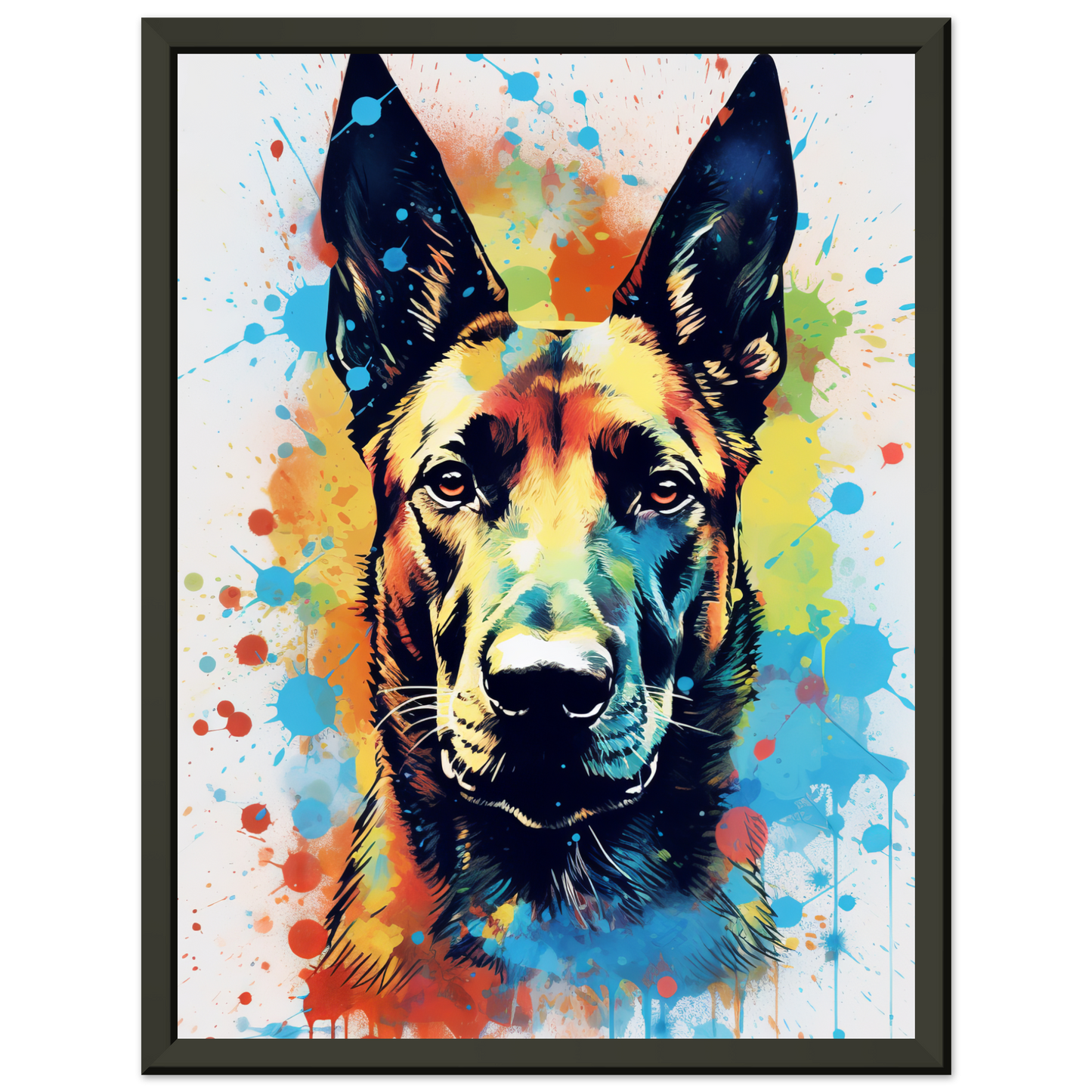 Malinois Hund Pop-Art (DOG344)