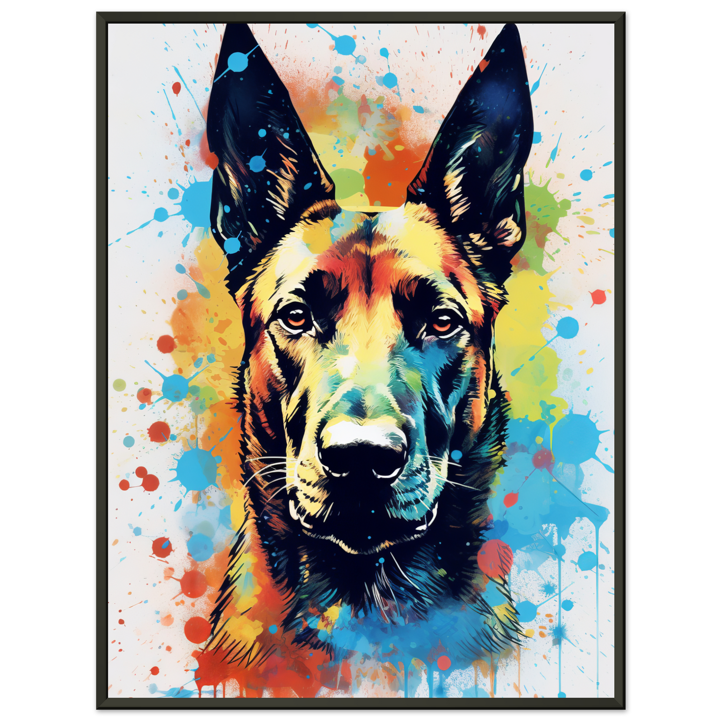 Malinois Hund Pop-Art (DOG344)