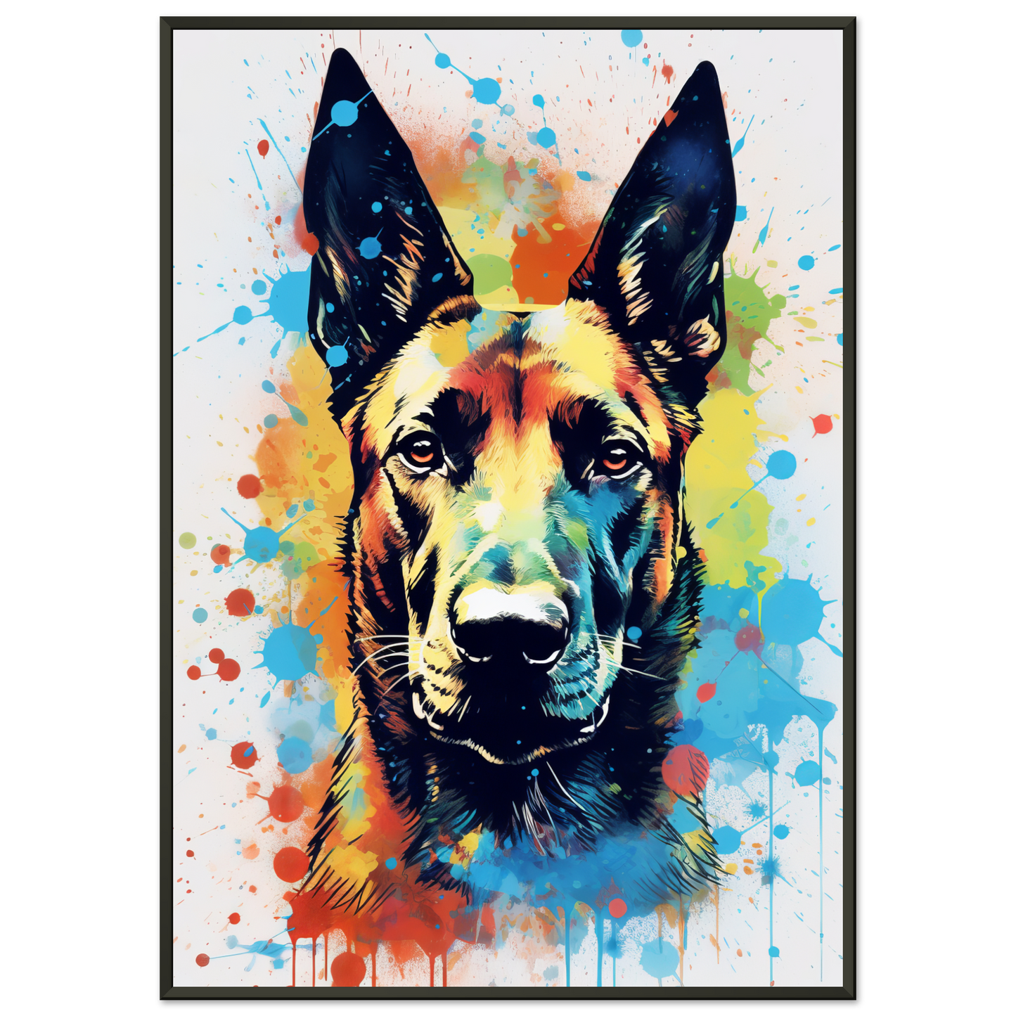 Malinois Hund Pop-Art (DOG344)
