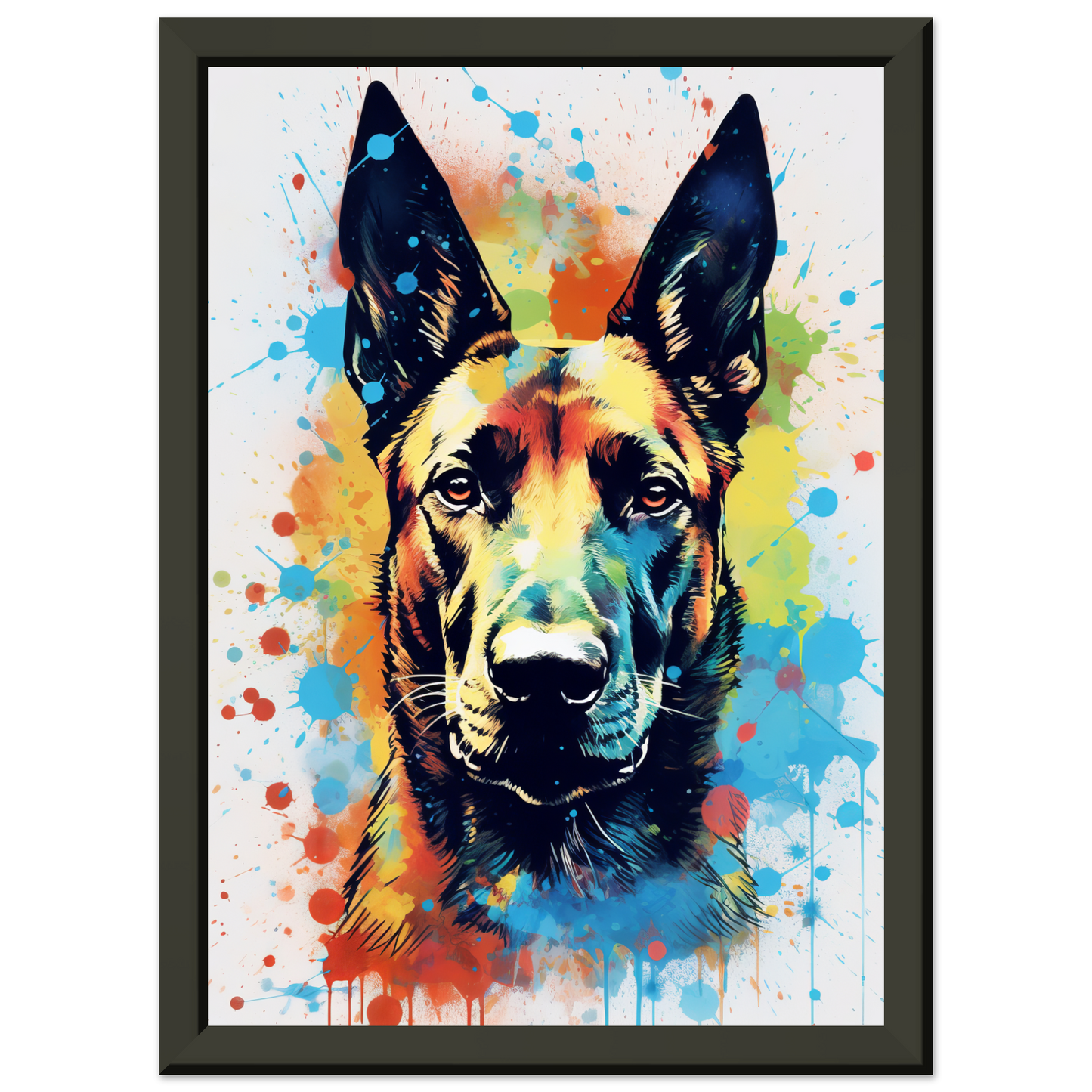 Malinois Hund Pop-Art (DOG344)