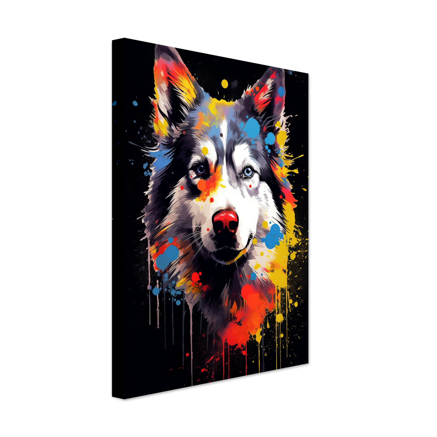 Dog Huskie Pop Art (DOG34)