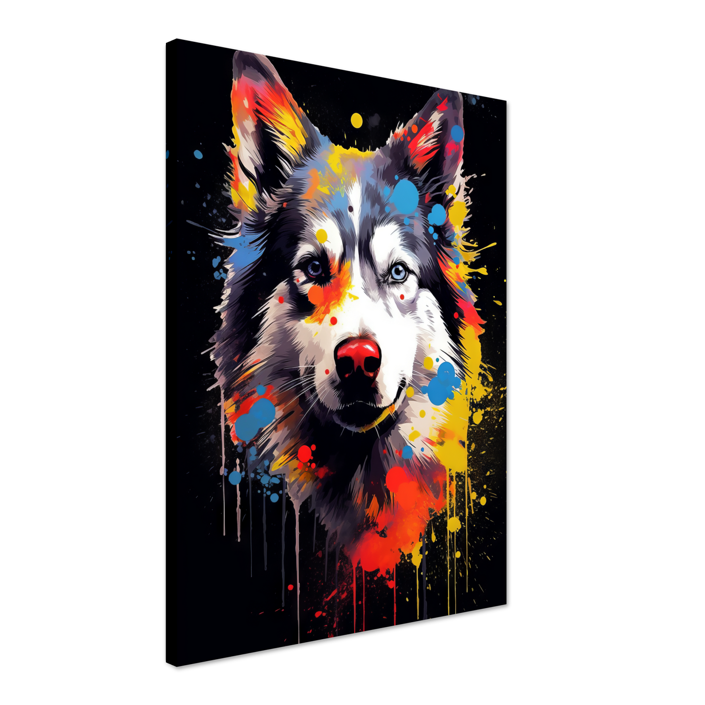 Dog Huskie Pop Art (DOG34)