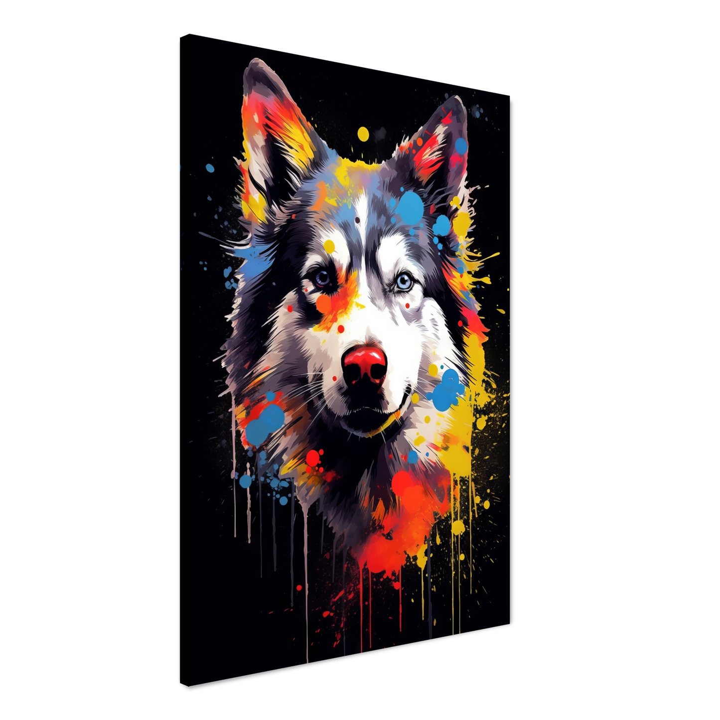 Dog Huskie Pop Art (DOG34)