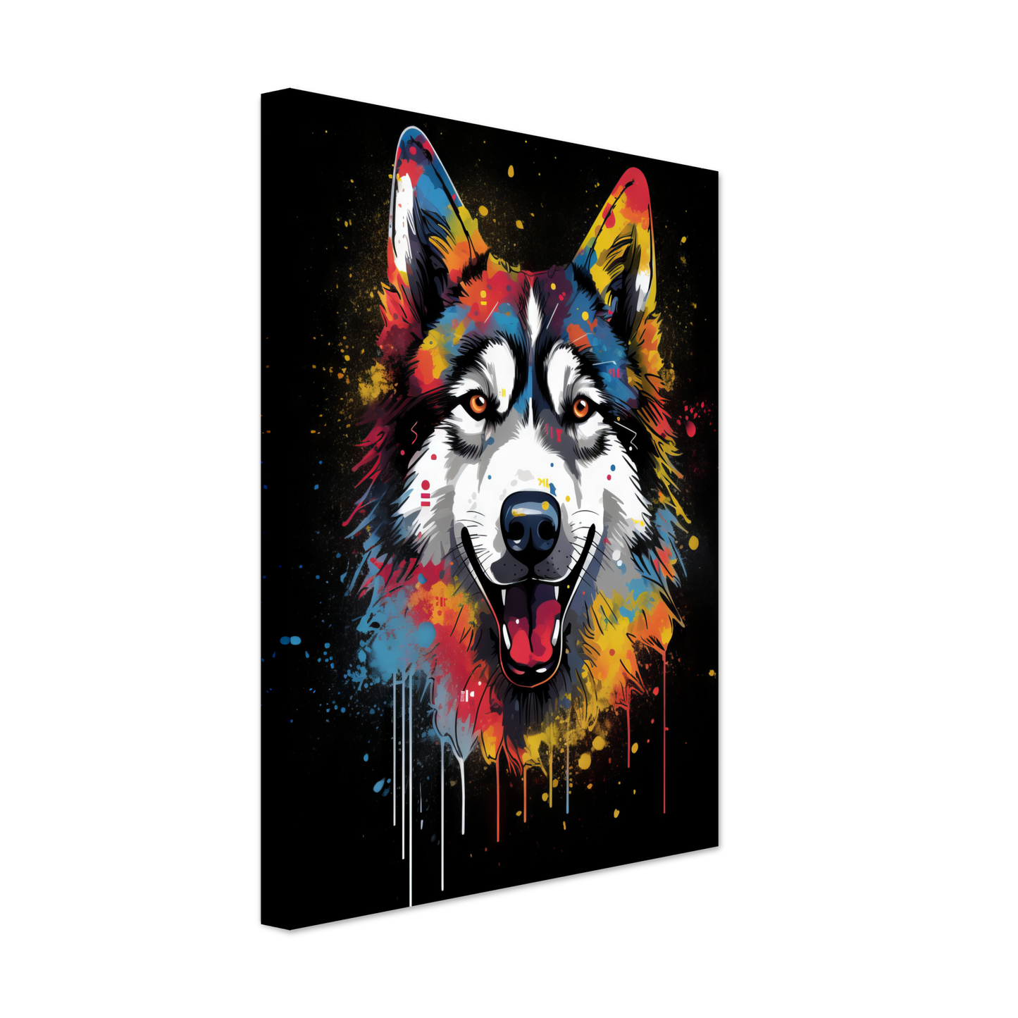 Dog Huskie Pop Art (DOG35)