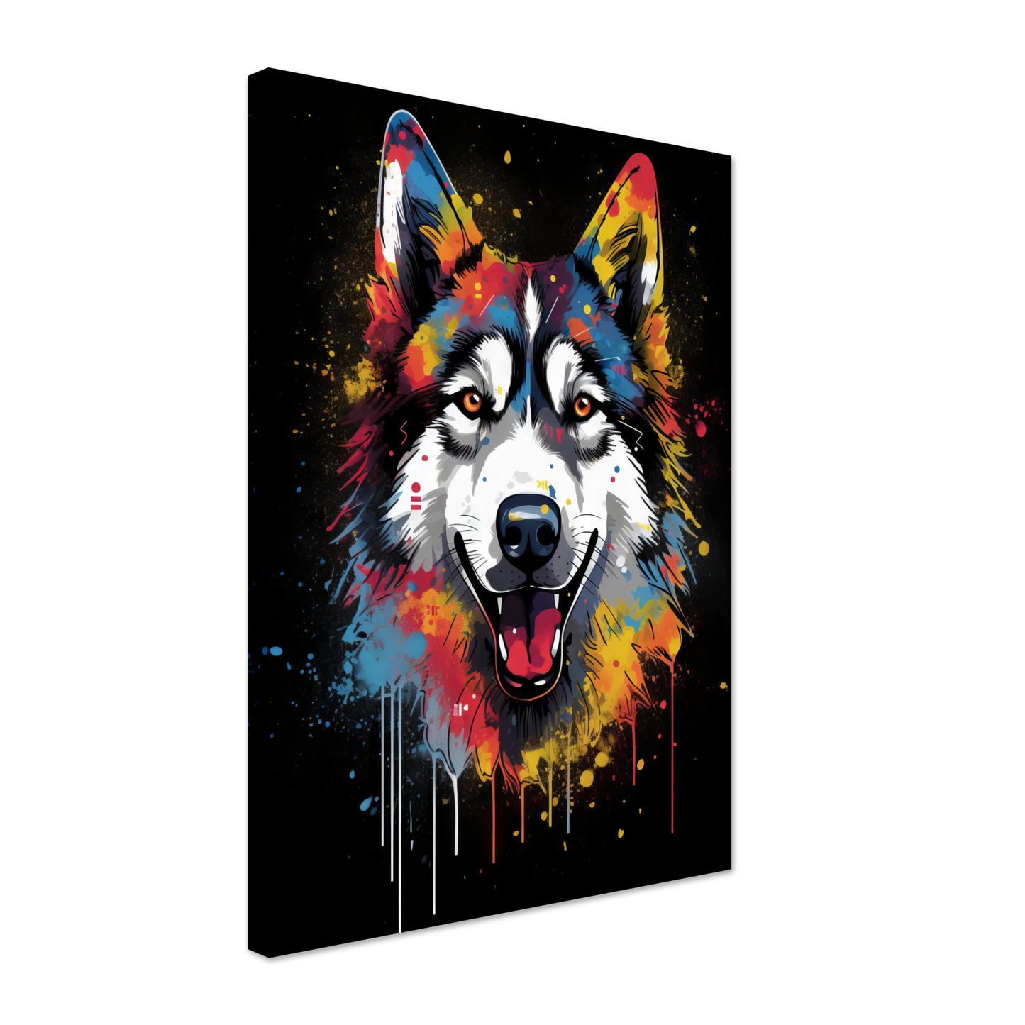 Dog Huskie Pop Art (DOG35)