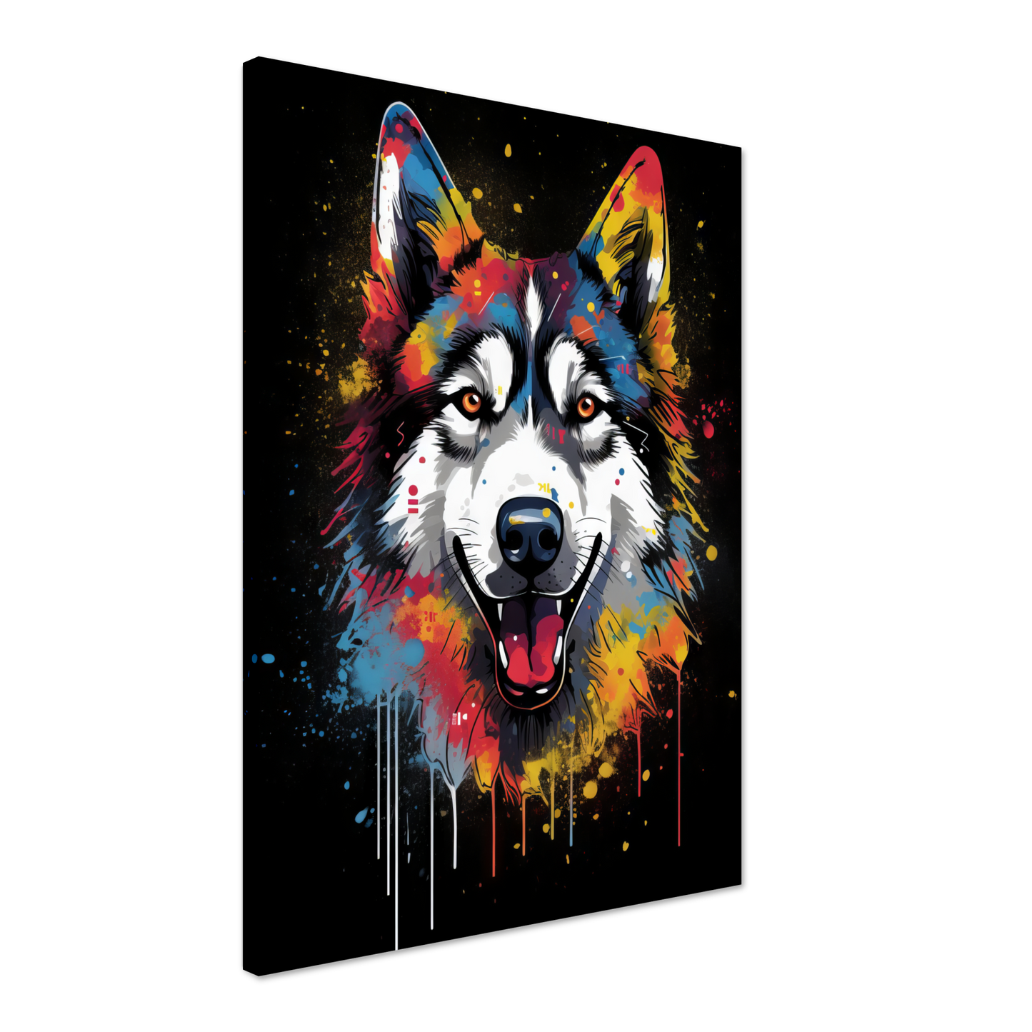 Dog Huskie Pop Art (DOG35)